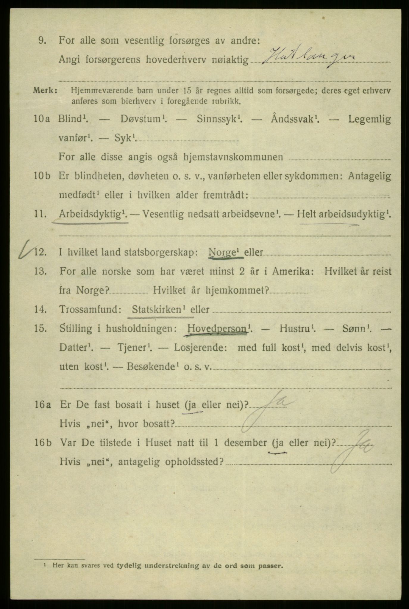 SAB, Folketelling 1920 for 1301 Bergen kjøpstad, 1920, s. 105449