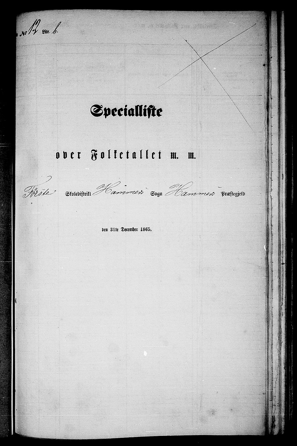 RA, Folketelling 1865 for 1254P Hamre prestegjeld, 1865, s. 163