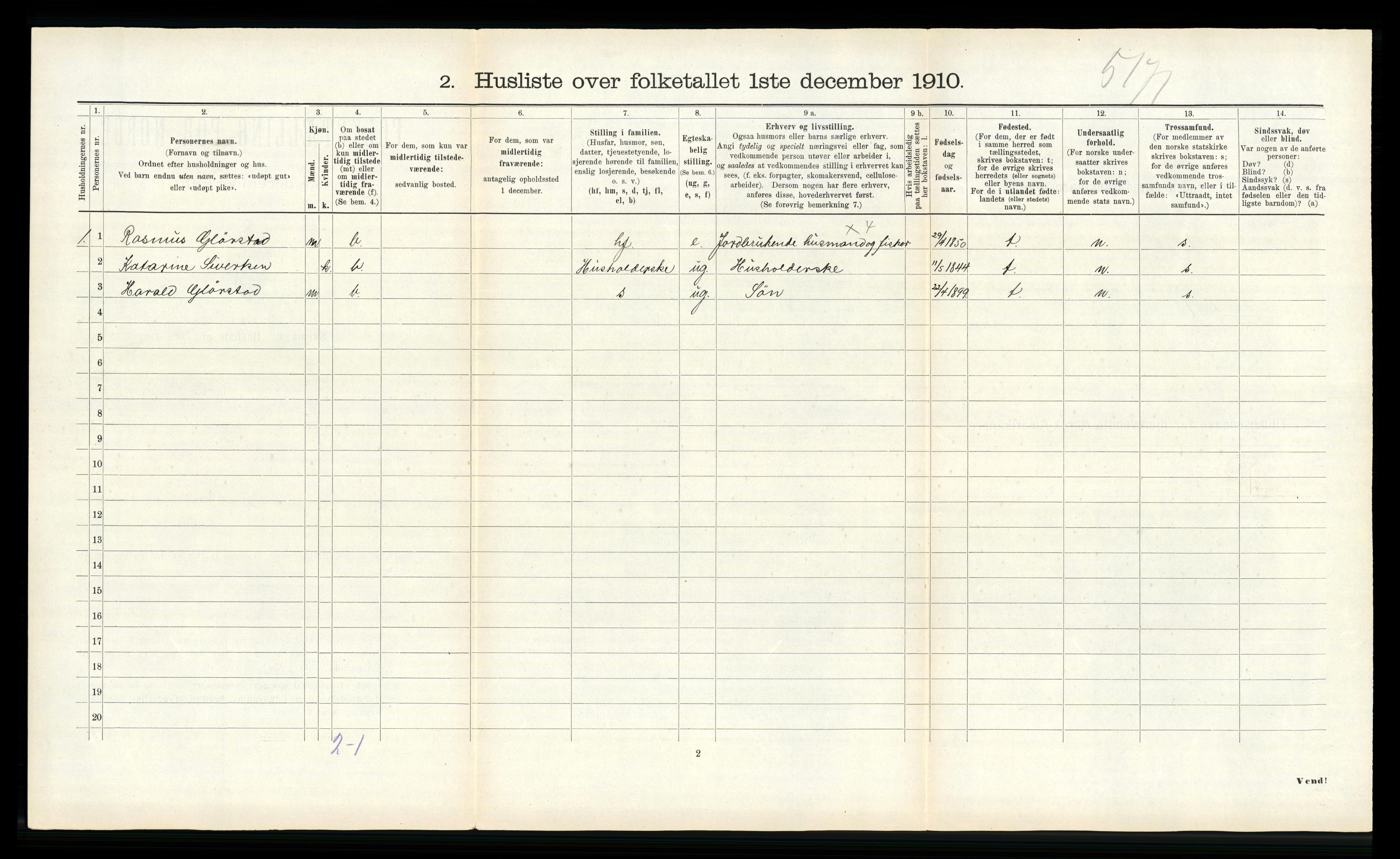 RA, Folketelling 1910 for 1617 Hitra herred, 1910, s. 142