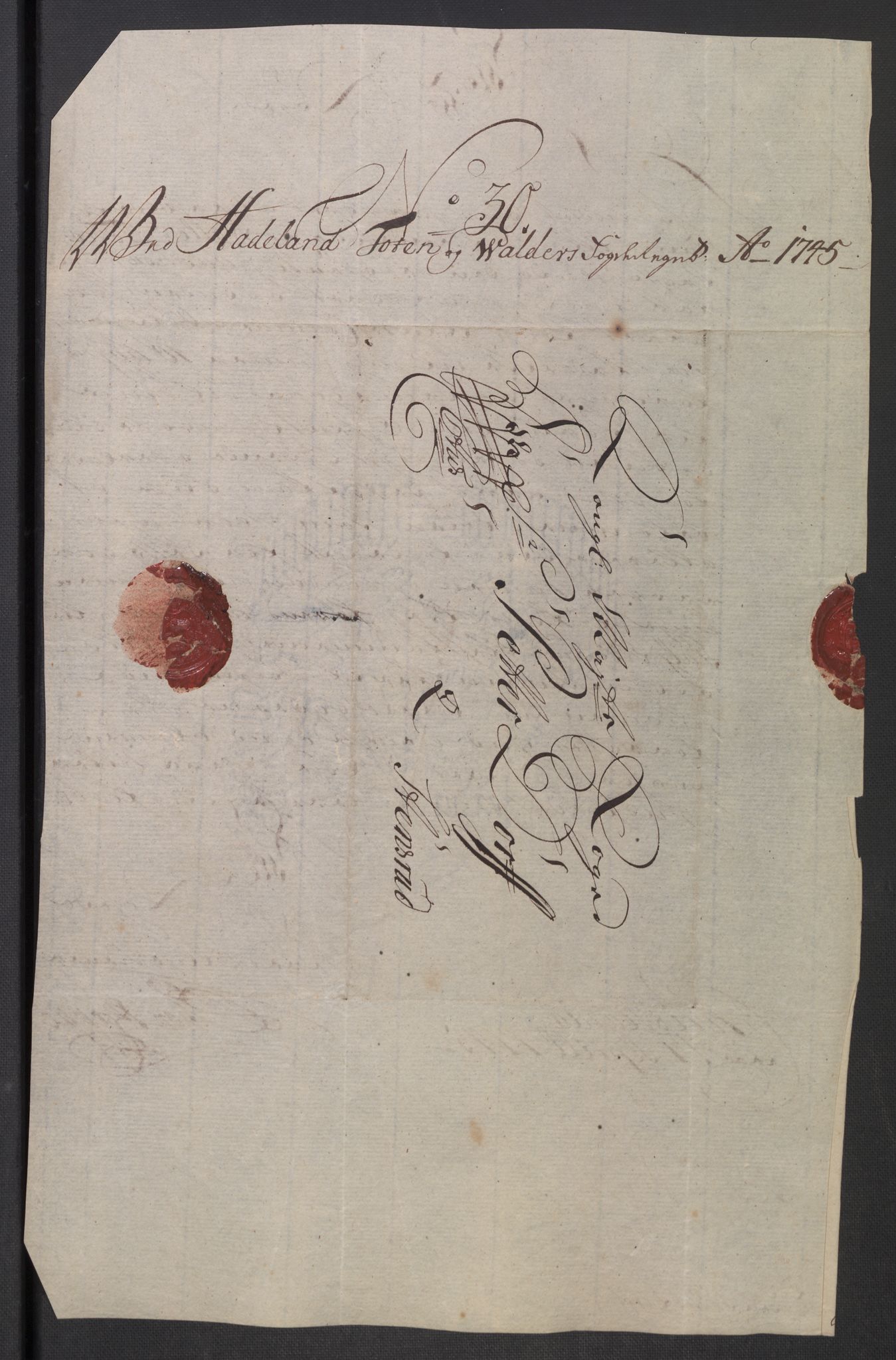 Rentekammeret inntil 1814, Reviderte regnskaper, Fogderegnskap, RA/EA-4092/R18/L1345: Fogderegnskap Hadeland, Toten og Valdres, 1745-1746, s. 143