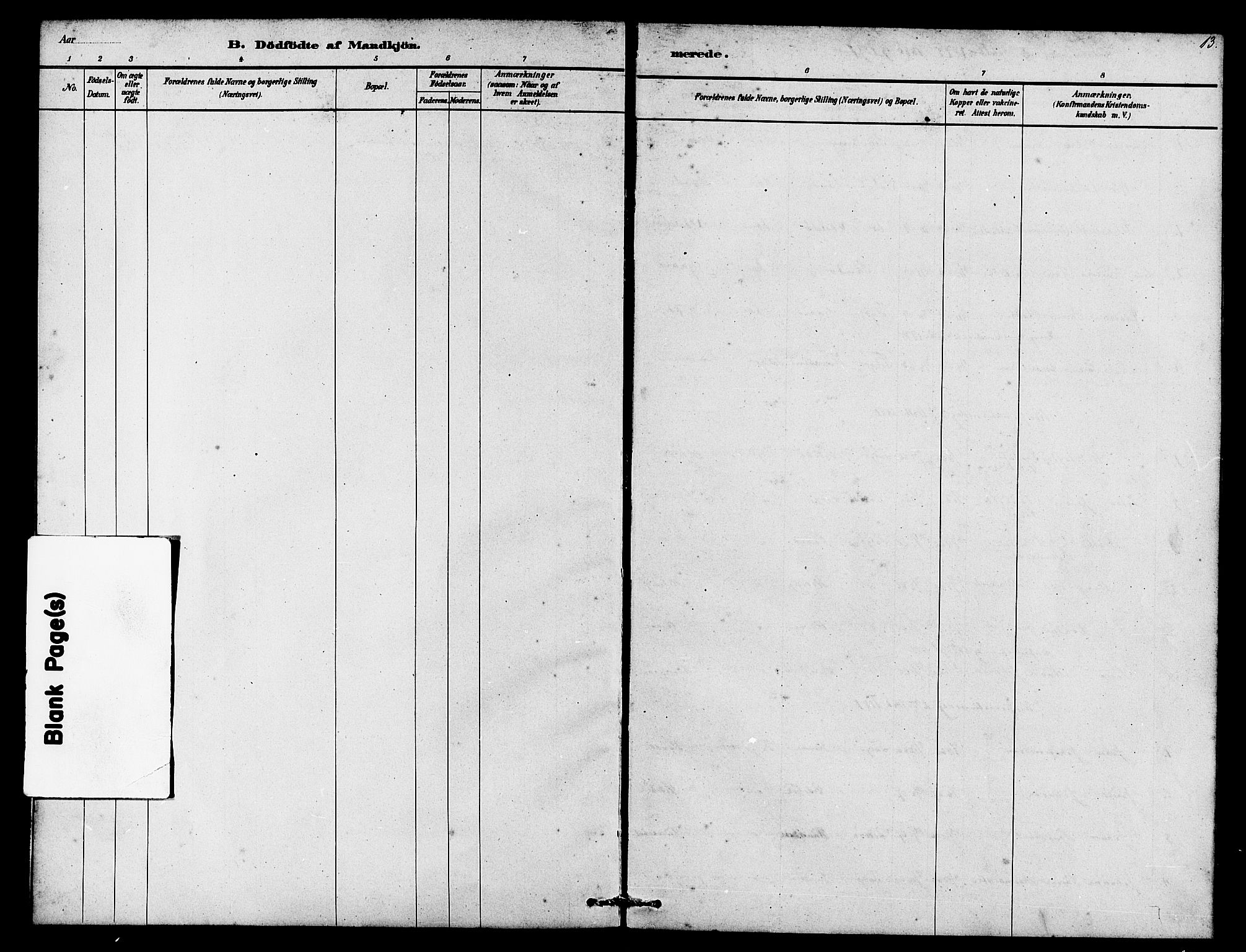 Finnøy sokneprestkontor, SAST/A-101825/H/Ha/Haa/L0009: Ministerialbok nr. A 9, 1879-1888, s. 13