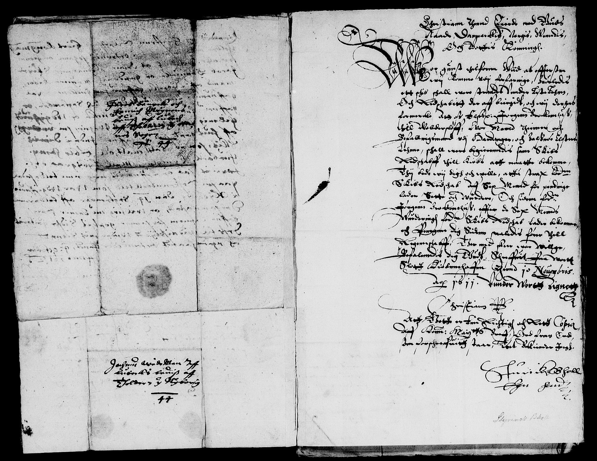 Rentekammeret inntil 1814, Reviderte regnskaper, Lensregnskaper, AV/RA-EA-5023/R/Rb/Rbr/L0003: Lista len, 1611-1614