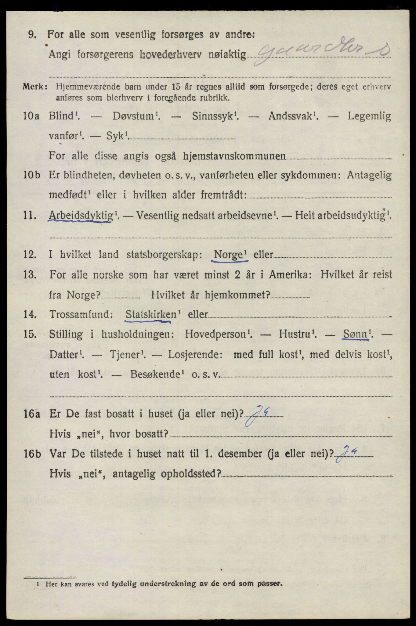 SAO, Folketelling 1920 for 0137 Våler herred, 1920, s. 3015