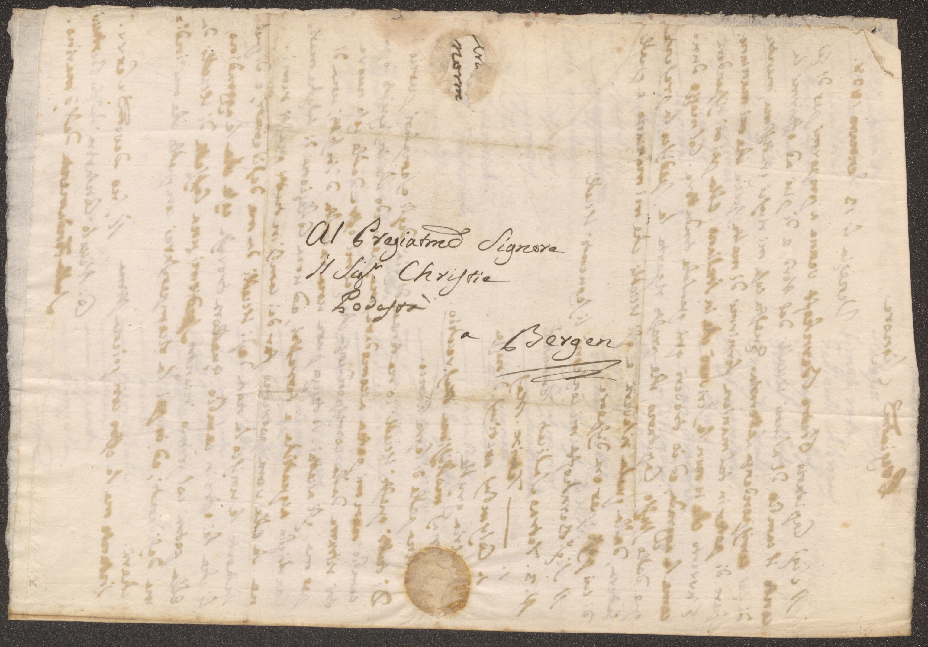 Bergens Museum, UMB/A007/D/Da/L0009/0003: Innkommende brev 1837 - 1838 / Innkommende brev 1838, 1838
