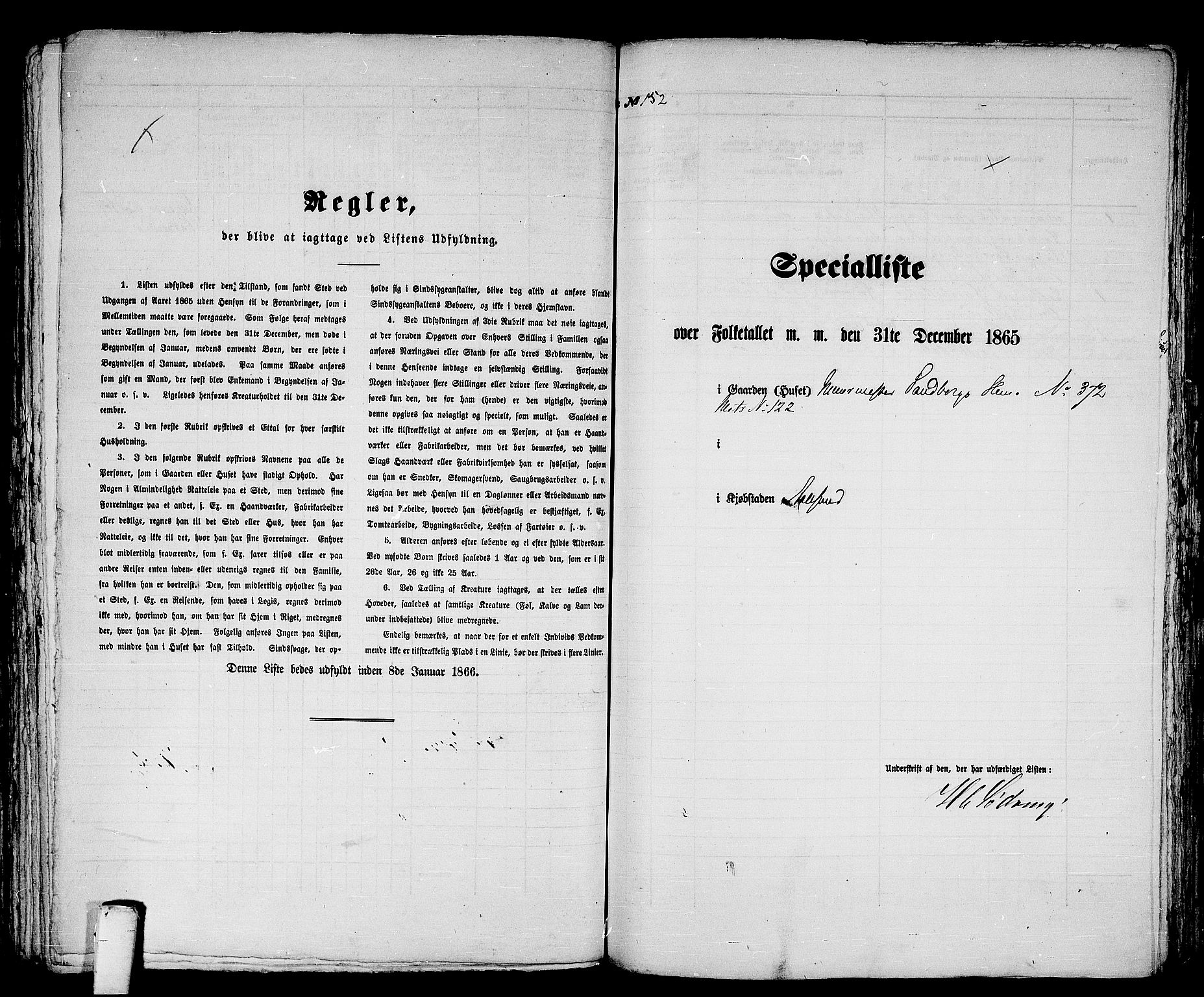 RA, Folketelling 1865 for 1501P Ålesund prestegjeld, 1865, s. 319