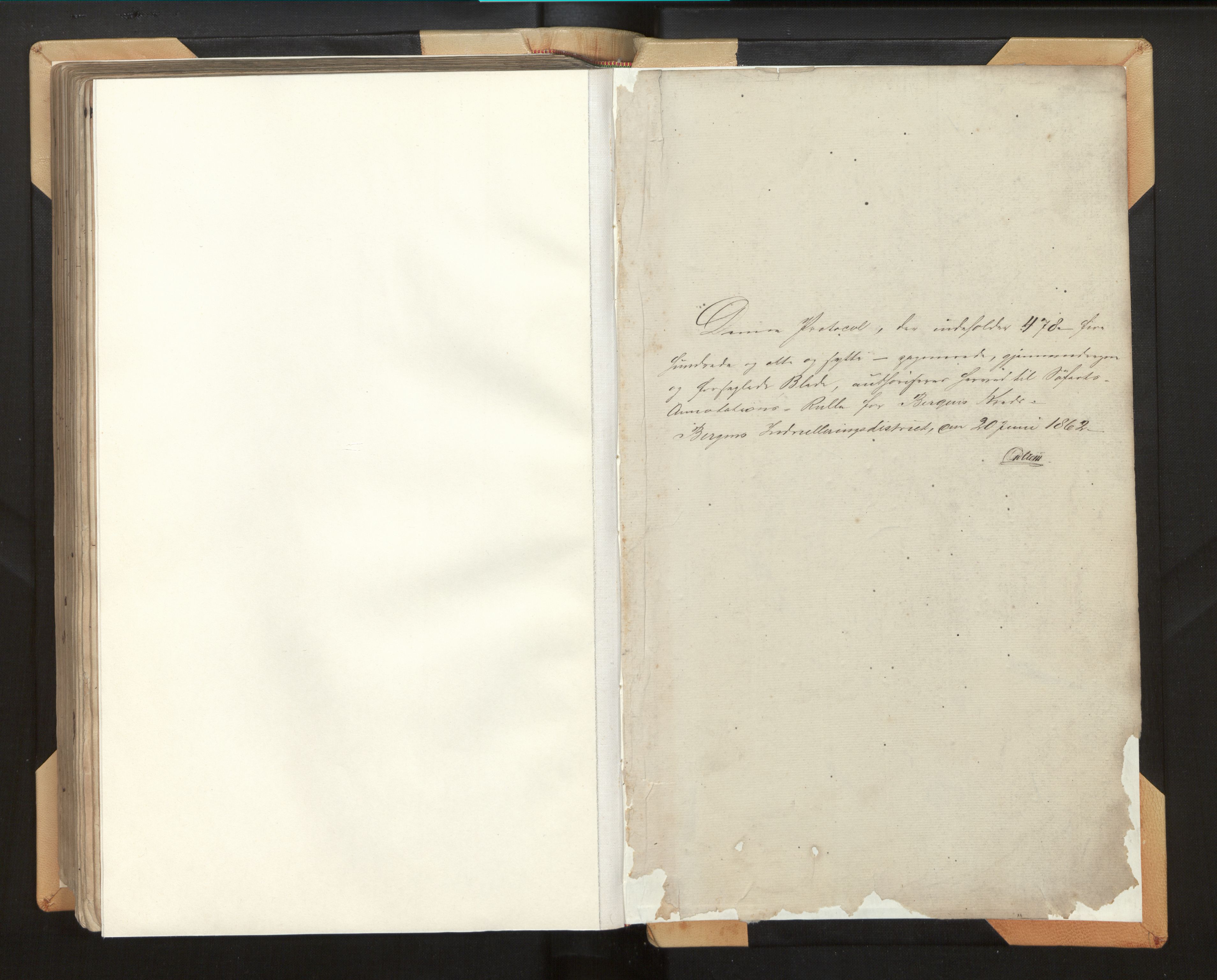 Innrulleringssjefen i Bergen, AV/SAB-A-100050/F/Fh/L0006: Sjøfarts- og annotasjonsrulle for Bergen krets, fol. 239 - ut, 1860-1867
