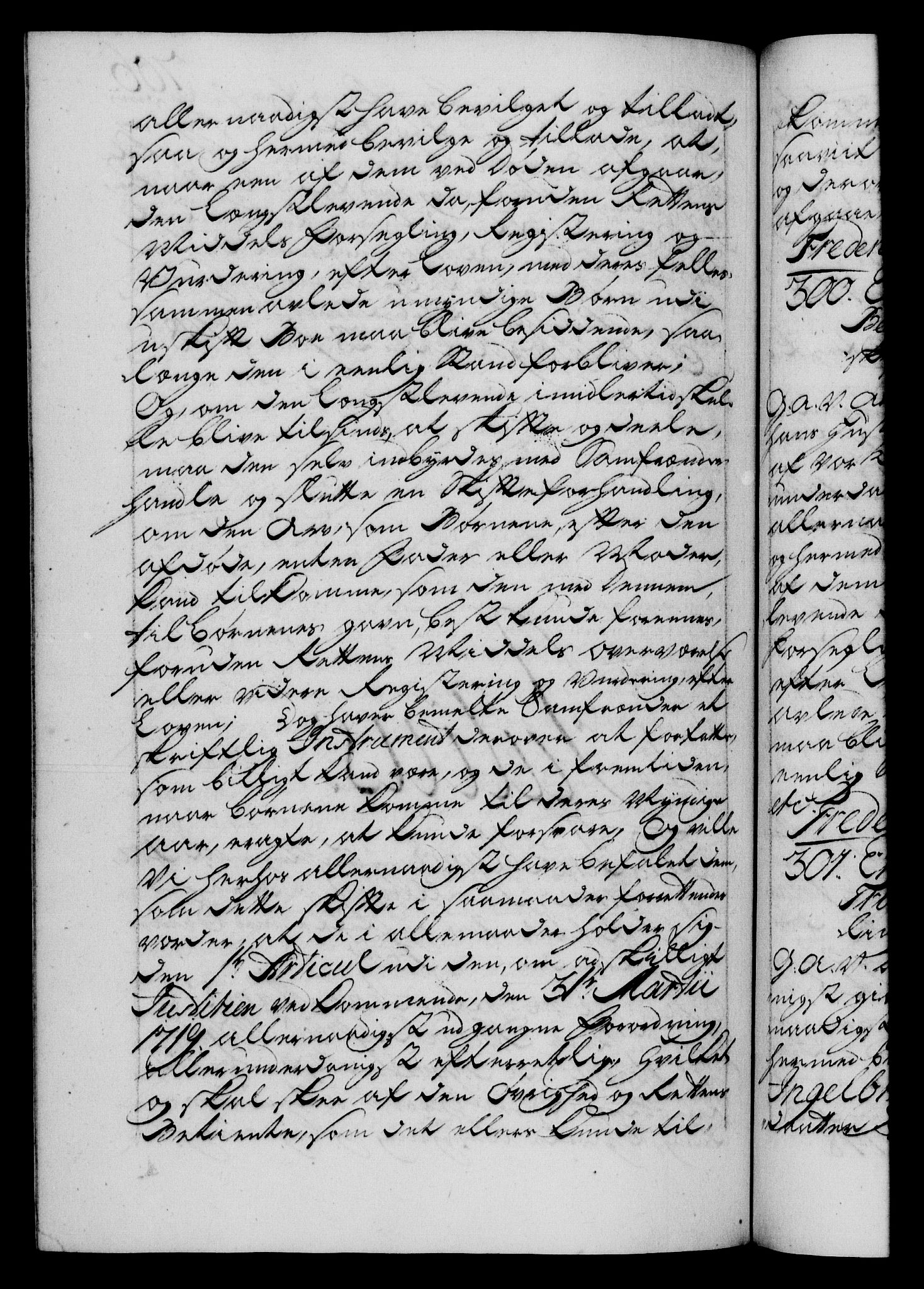 Danske Kanselli 1572-1799, RA/EA-3023/F/Fc/Fca/Fcaa/L0035: Norske registre, 1746-1748, s. 706b