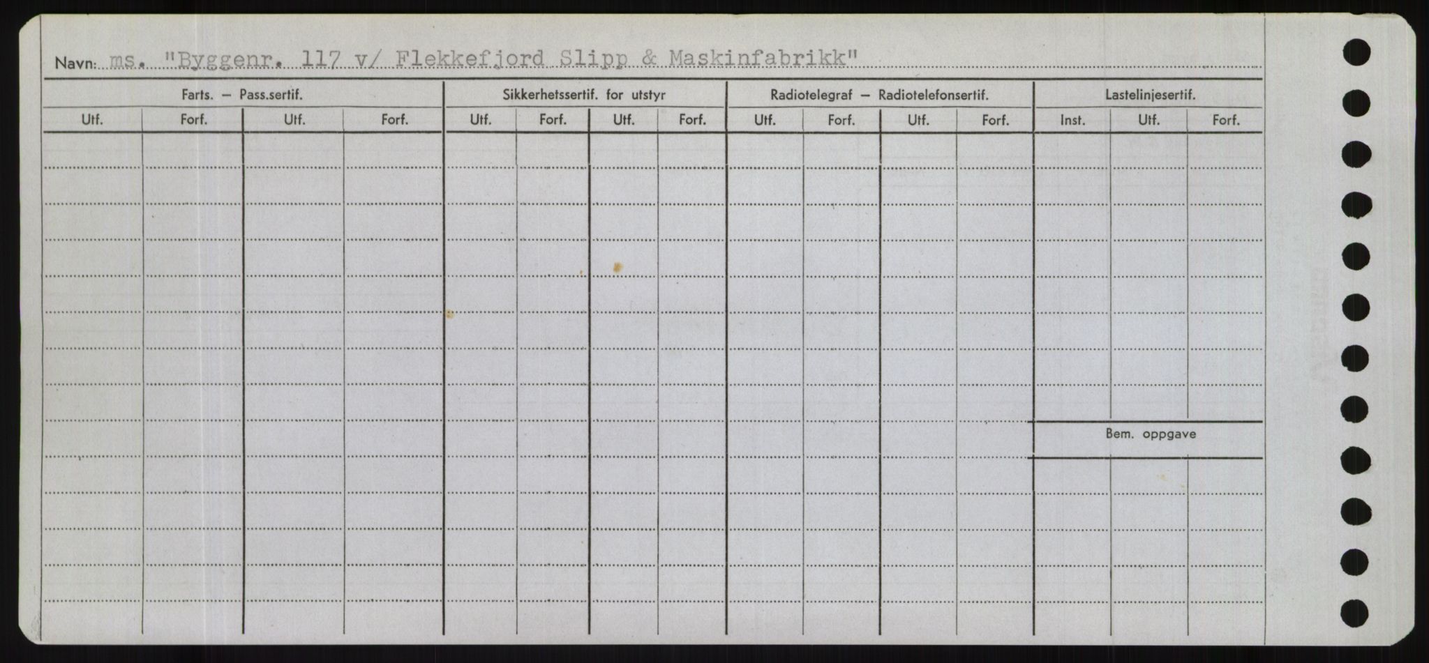 Sjøfartsdirektoratet med forløpere, Skipsmålingen, RA/S-1627/H/Hd/L0006: Fartøy, Byg-Båt, s. 268