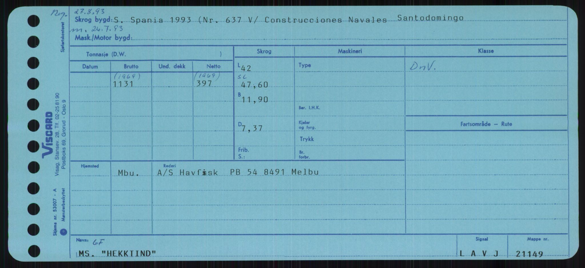 Sjøfartsdirektoratet med forløpere, Skipsmålingen, AV/RA-S-1627/H/Ha/L0002/0002: Fartøy, Eik-Hill / Fartøy, G-Hill, s. 775