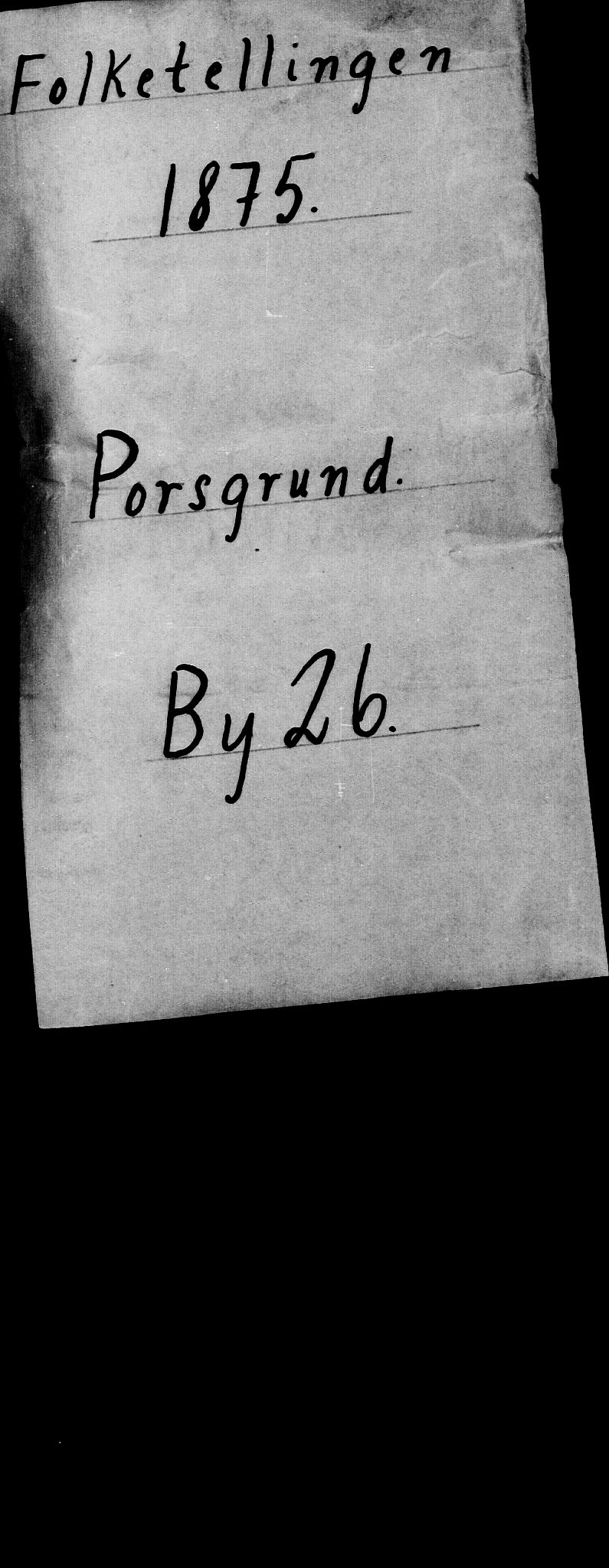 SAKO, Folketelling 1875 for 0805P Porsgrunn prestegjeld, 1875, s. 29