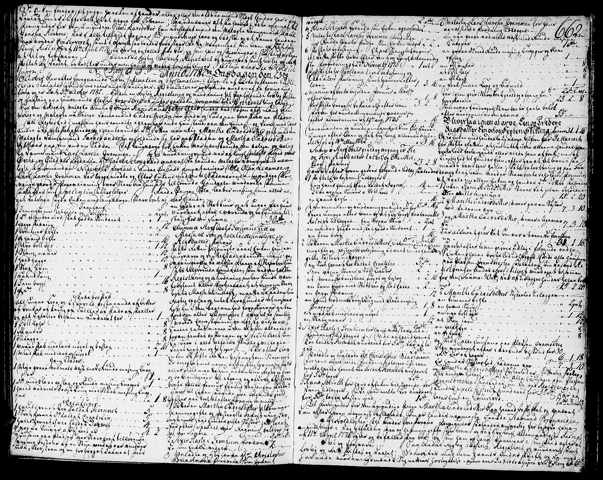 Orkdal sorenskriveri, SAT/A-4169/1/3/3Aa/L0007: Skifteprotokoller, 1767-1782, s. 661b-662a