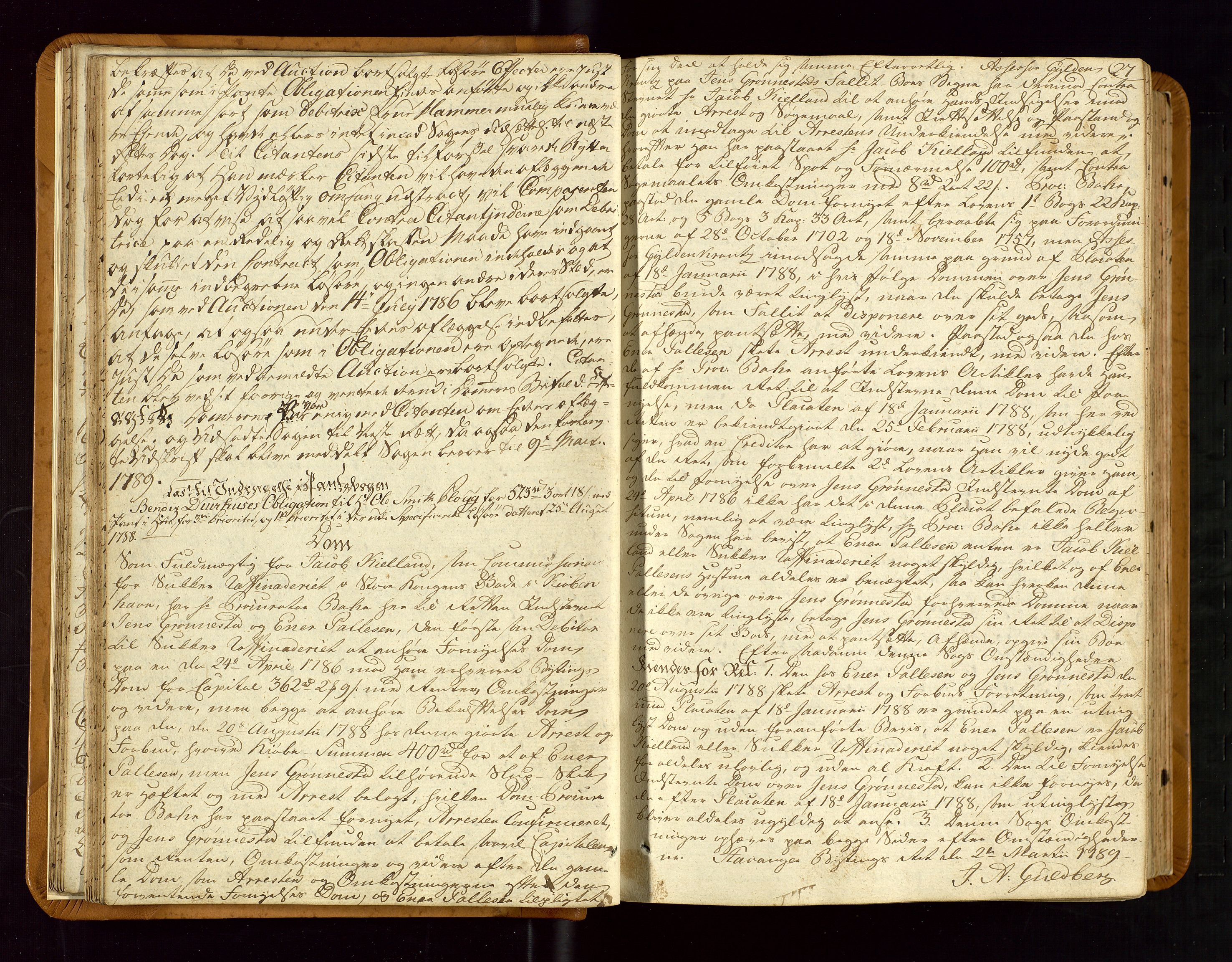 Stavanger byfogd, AV/SAST-A-101408/001/3/30/30BA/L0047: Bytingprotkoll, 1788-1798, s. 26b-27a