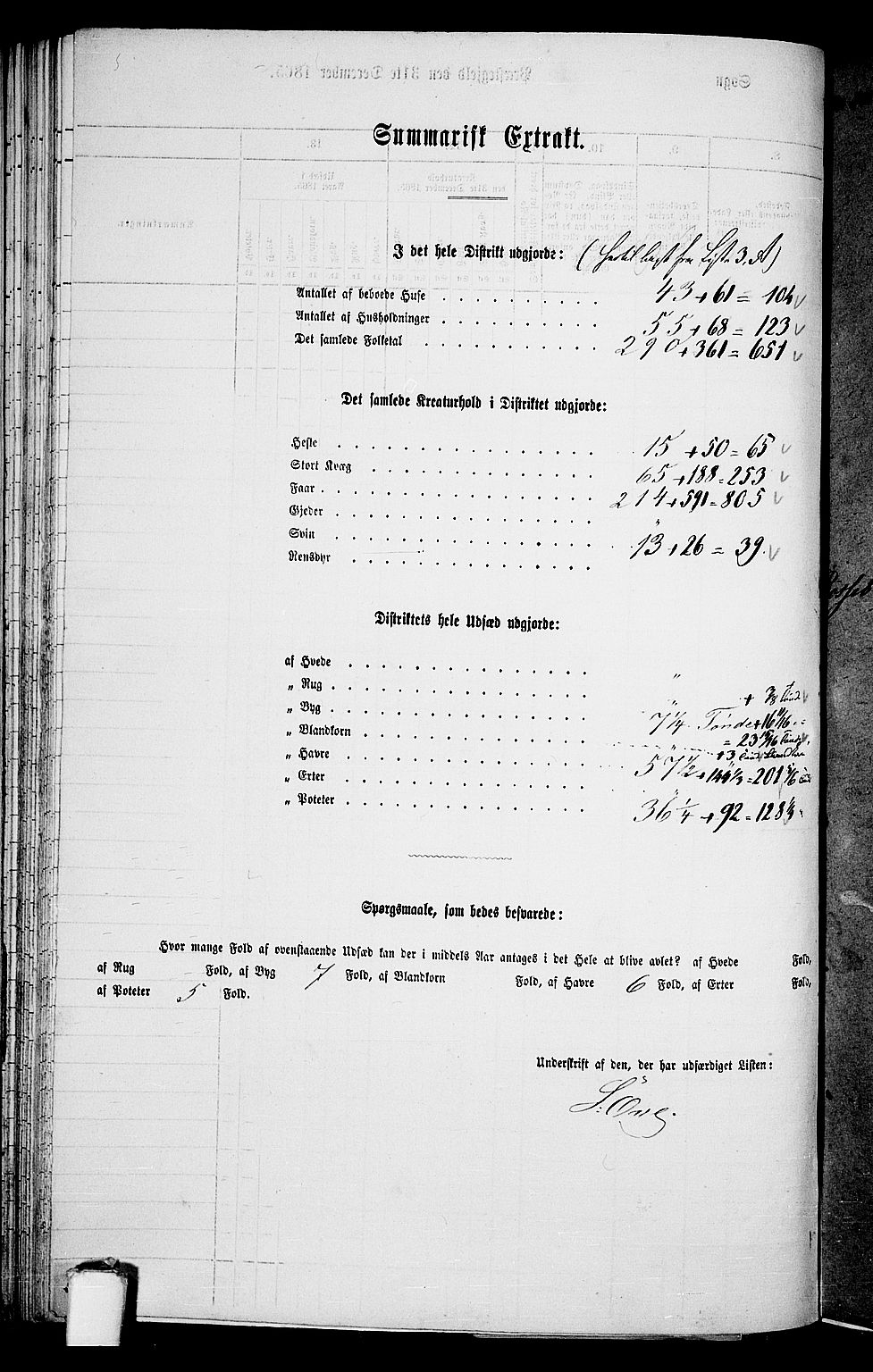 RA, Folketelling 1865 for 1152L Torvastad prestegjeld, Torvastad sokn, Skåre sokn og Utsira sokn, 1865, s. 97