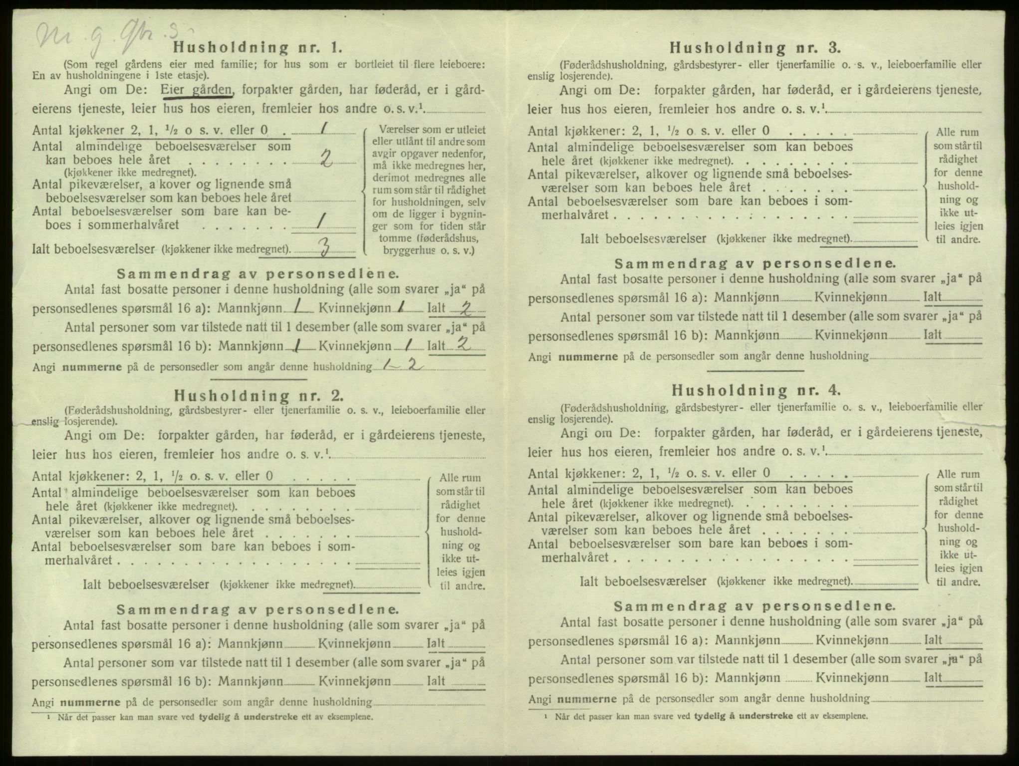 SAB, Folketelling 1920 for 1261 Manger herred, 1920, s. 133