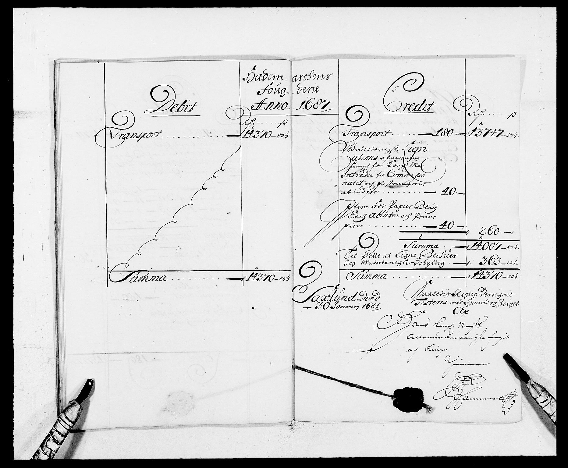 Rentekammeret inntil 1814, Reviderte regnskaper, Fogderegnskap, AV/RA-EA-4092/R16/L1028: Fogderegnskap Hedmark, 1687, s. 23