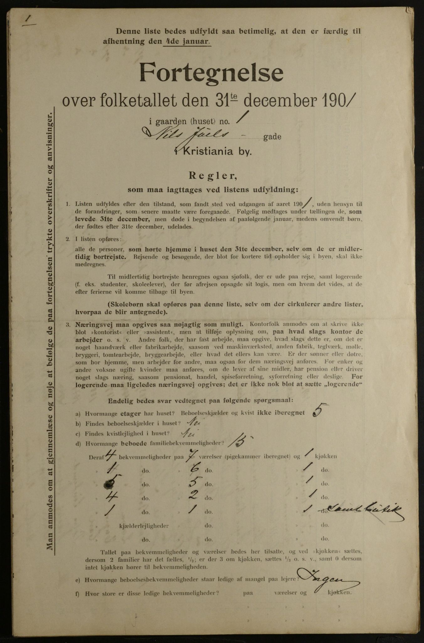 OBA, Kommunal folketelling 31.12.1901 for Kristiania kjøpstad, 1901, s. 10762