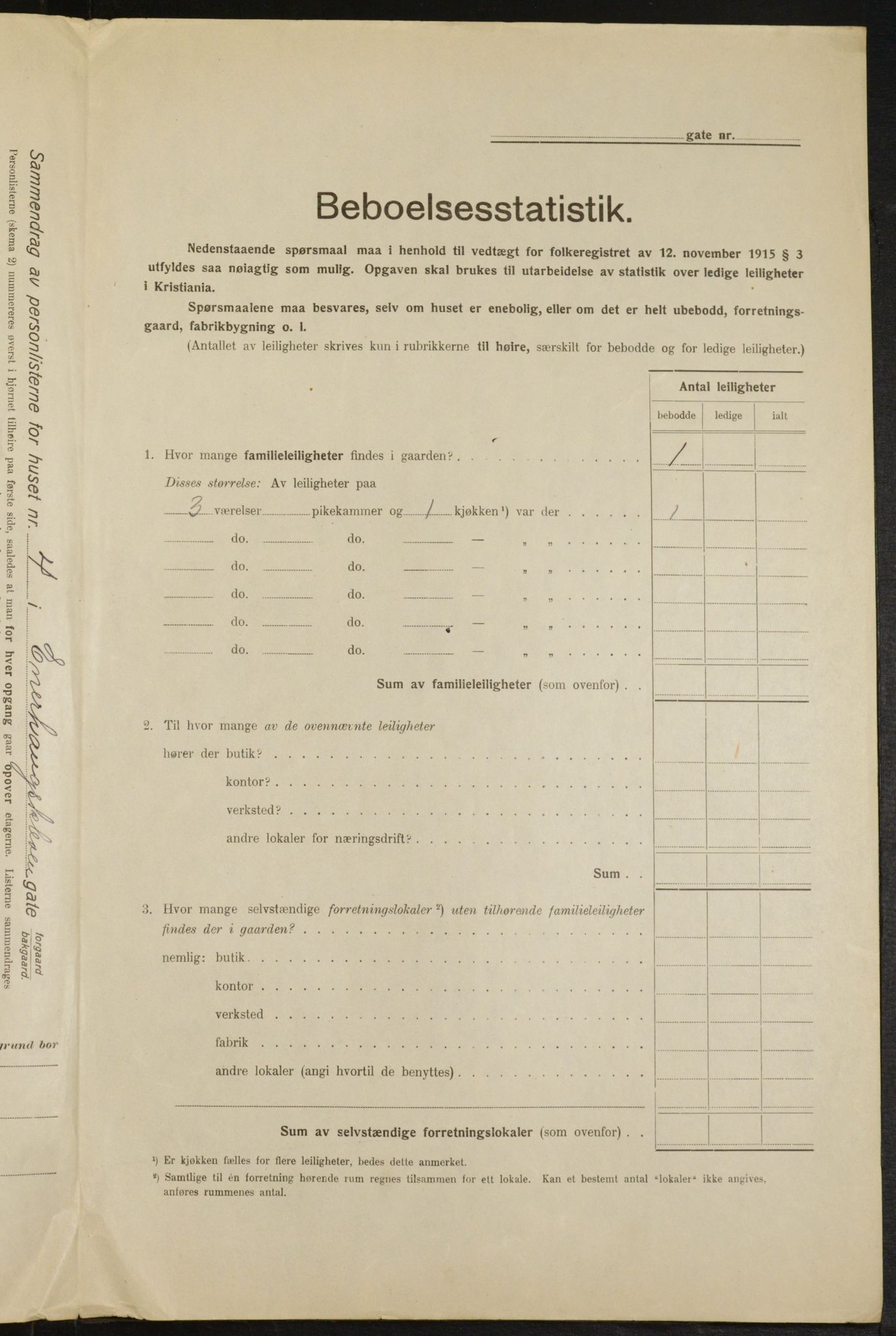 OBA, Kommunal folketelling 1.2.1916 for Kristiania, 1916, s. 22075