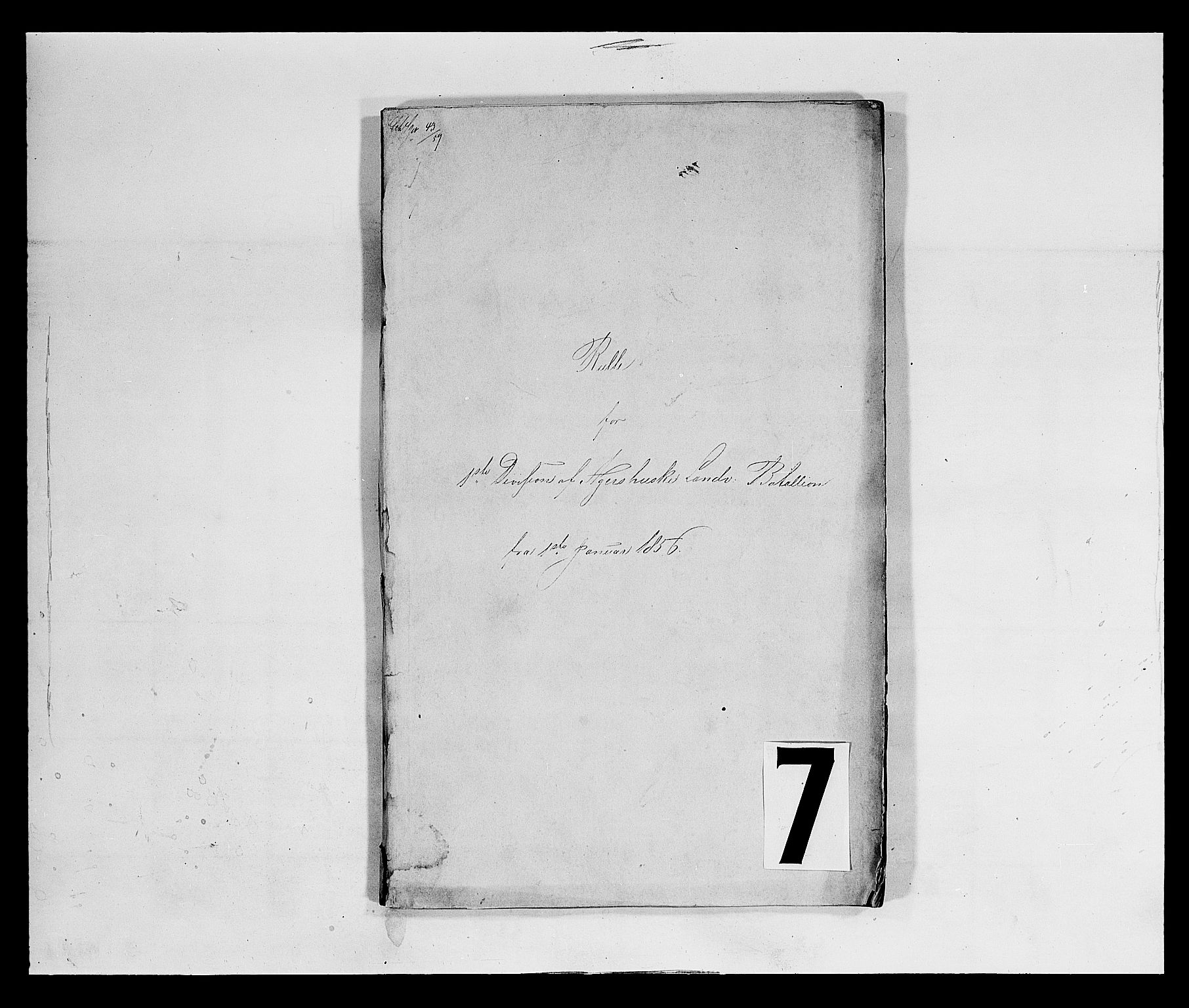 Fylkesmannen i Oppland, AV/SAH-FYO-002/1/K/Kb/L1162: 1., 2. og 3. divisjon av Akershus landvernsbatljon, 1838-1860, s. 3656