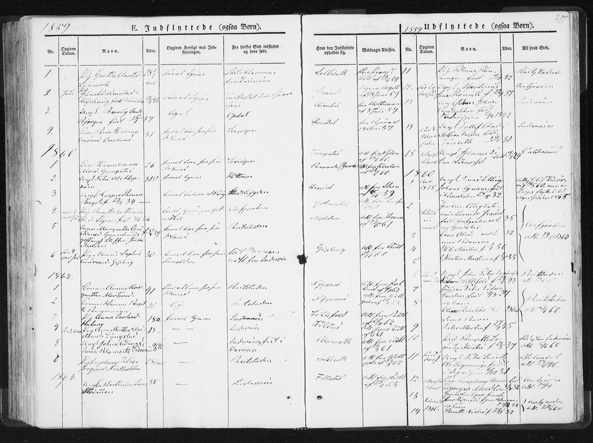 Ministerialprotokoller, klokkerbøker og fødselsregistre - Nord-Trøndelag, SAT/A-1458/744/L0418: Ministerialbok nr. 744A02, 1843-1866, s. 297