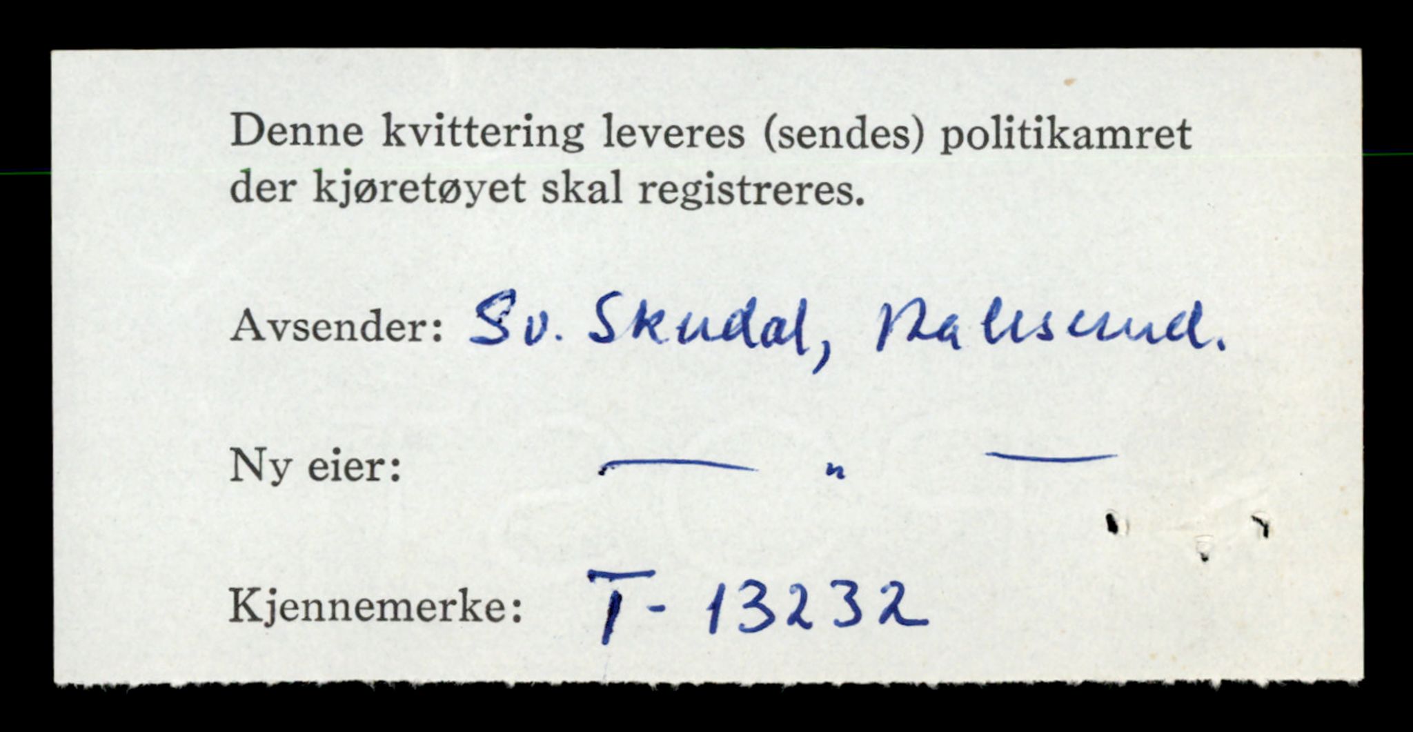 Møre og Romsdal vegkontor - Ålesund trafikkstasjon, AV/SAT-A-4099/F/Fe/L0038: Registreringskort for kjøretøy T 13180 - T 13360, 1927-1998, s. 914