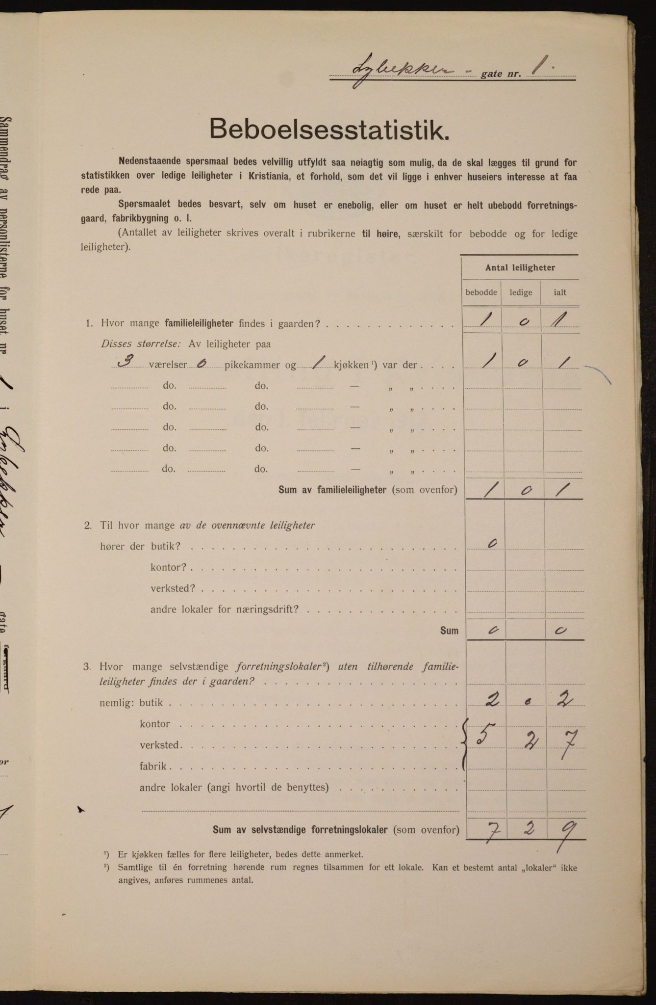 OBA, Kommunal folketelling 1.2.1912 for Kristiania, 1912, s. 58800