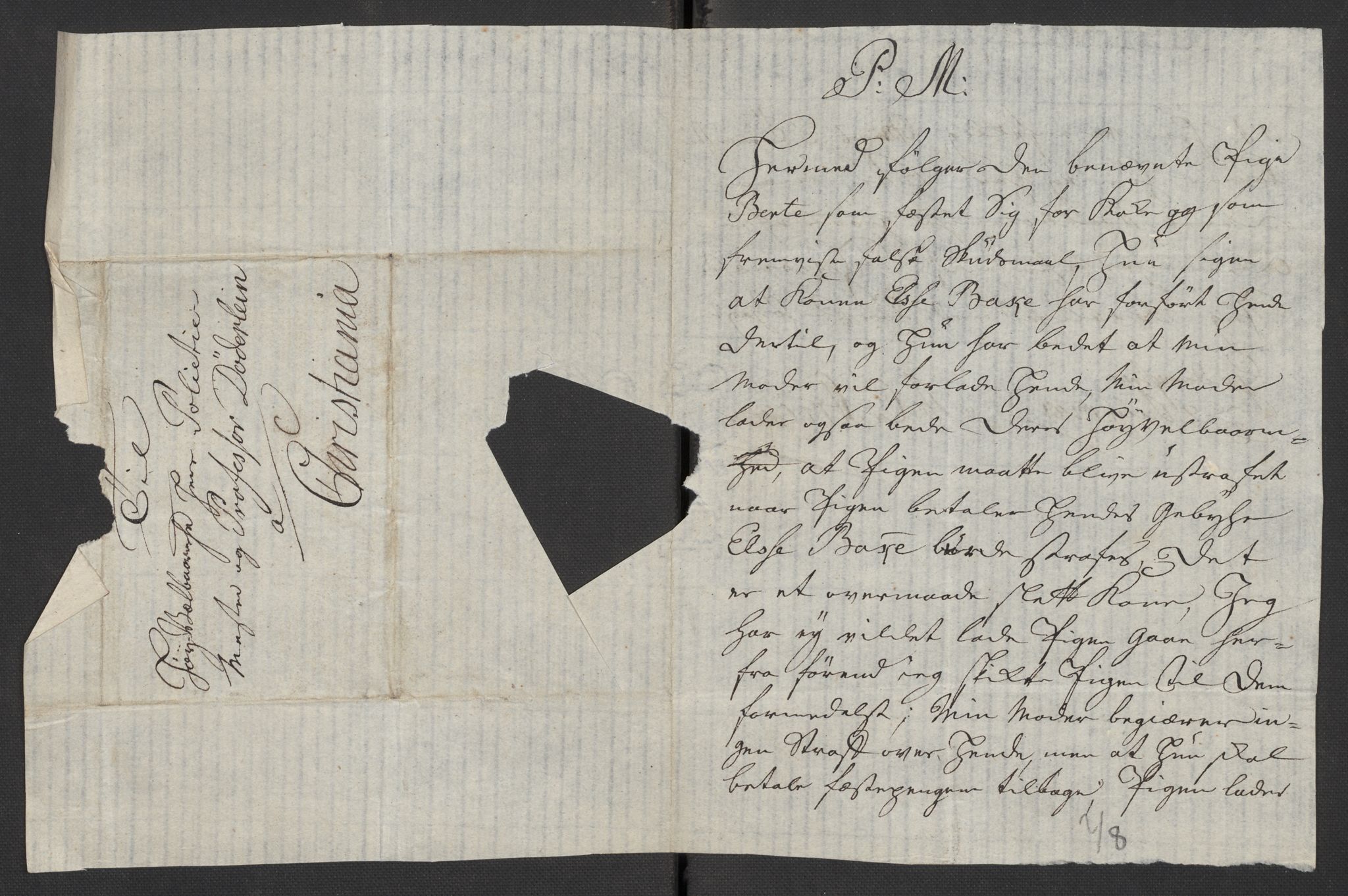 Oslo politidistrikt, AV/SAO-A-10085/D/Da/L0003: Innkomne brev, pro memoria m.v., 1781, s. 167