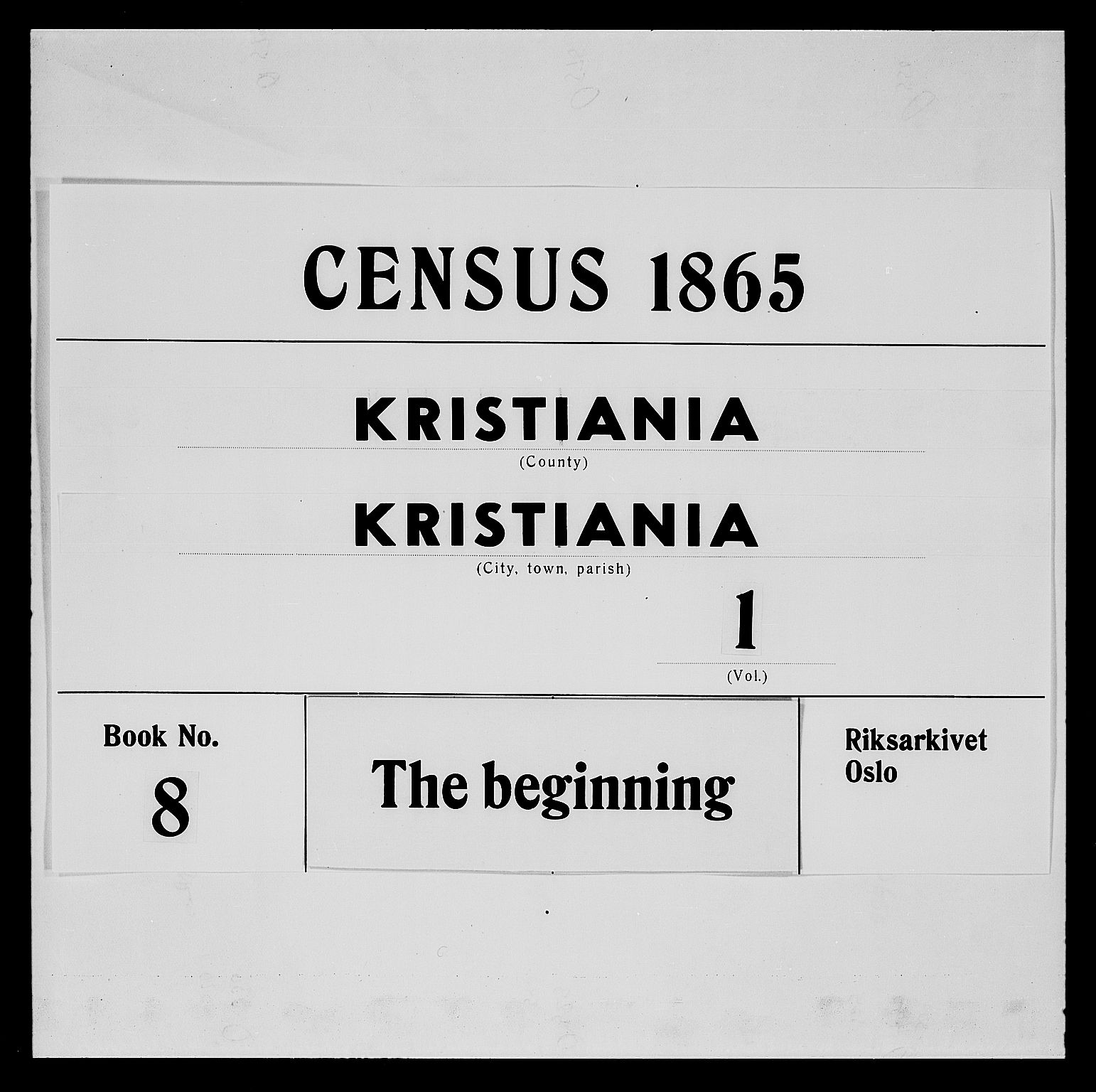 RA, Folketelling 1865 for 0301 Kristiania kjøpstad, 1865, s. 3147