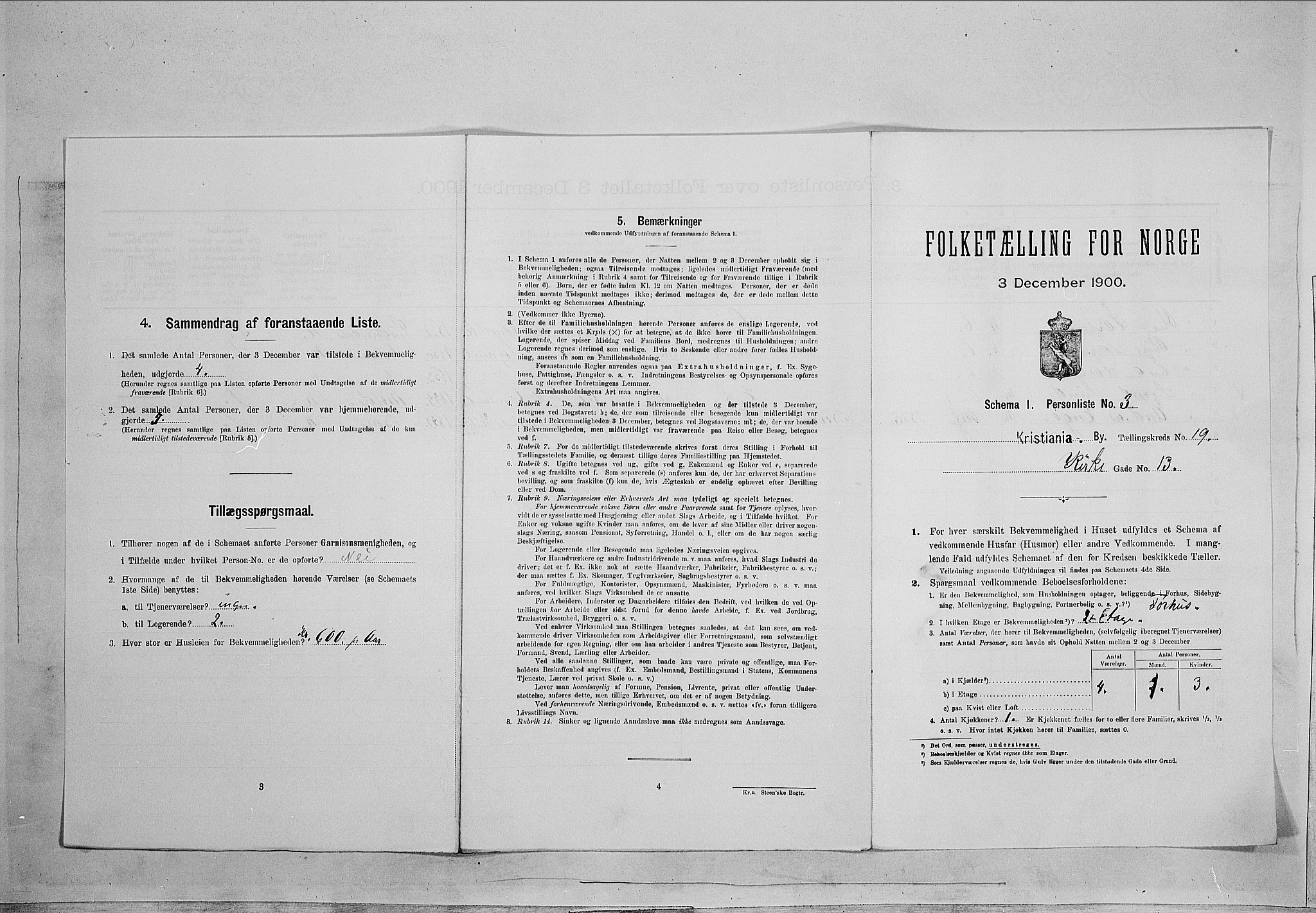 SAO, Folketelling 1900 for 0301 Kristiania kjøpstad, 1900, s. 45773