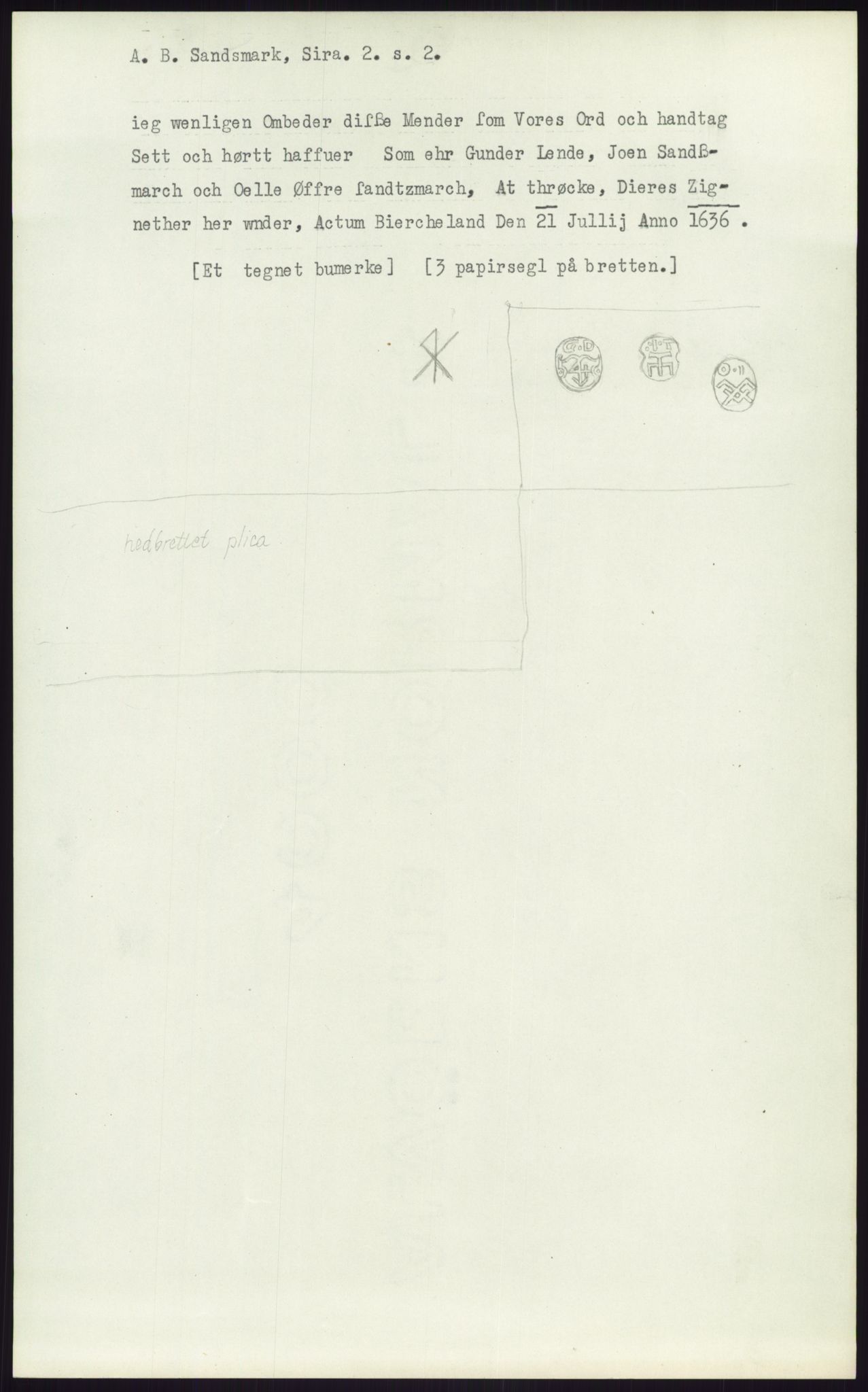 Samlinger til kildeutgivelse, Diplomavskriftsamlingen, AV/RA-EA-4053/H/Ha, s. 2720