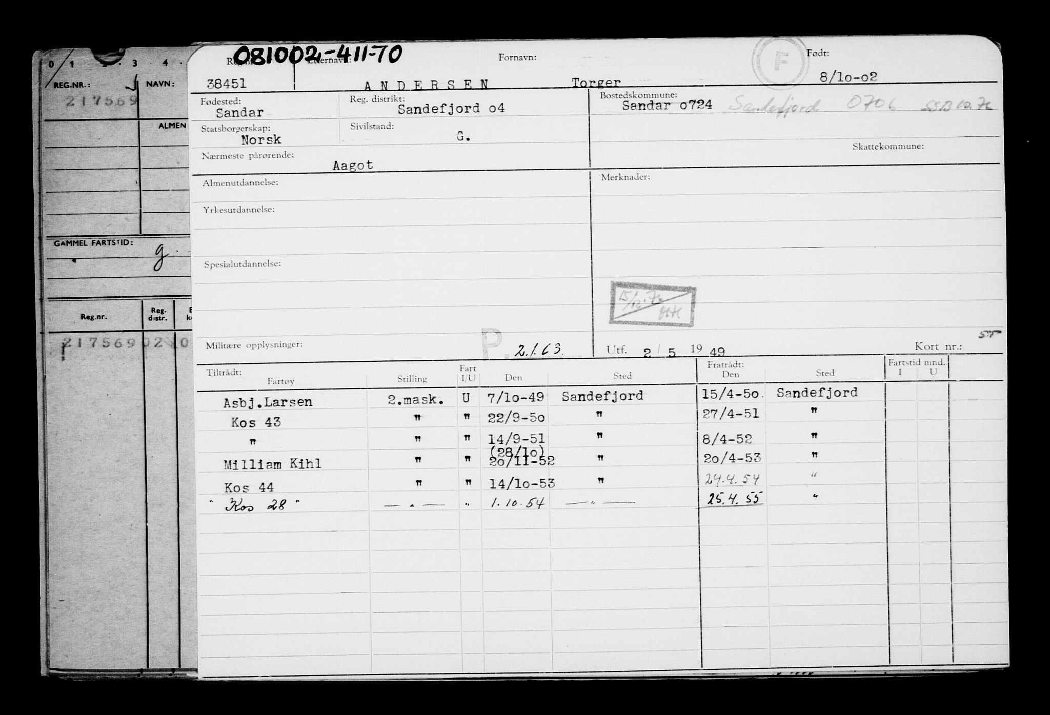 Direktoratet for sjømenn, AV/RA-S-3545/G/Gb/L0046: Hovedkort, 1902, s. 384