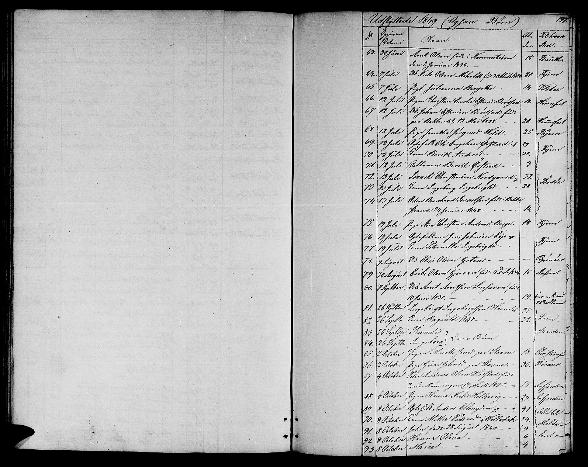 Ministerialprotokoller, klokkerbøker og fødselsregistre - Sør-Trøndelag, SAT/A-1456/606/L0309: Klokkerbok nr. 606C05, 1841-1849, s. 197