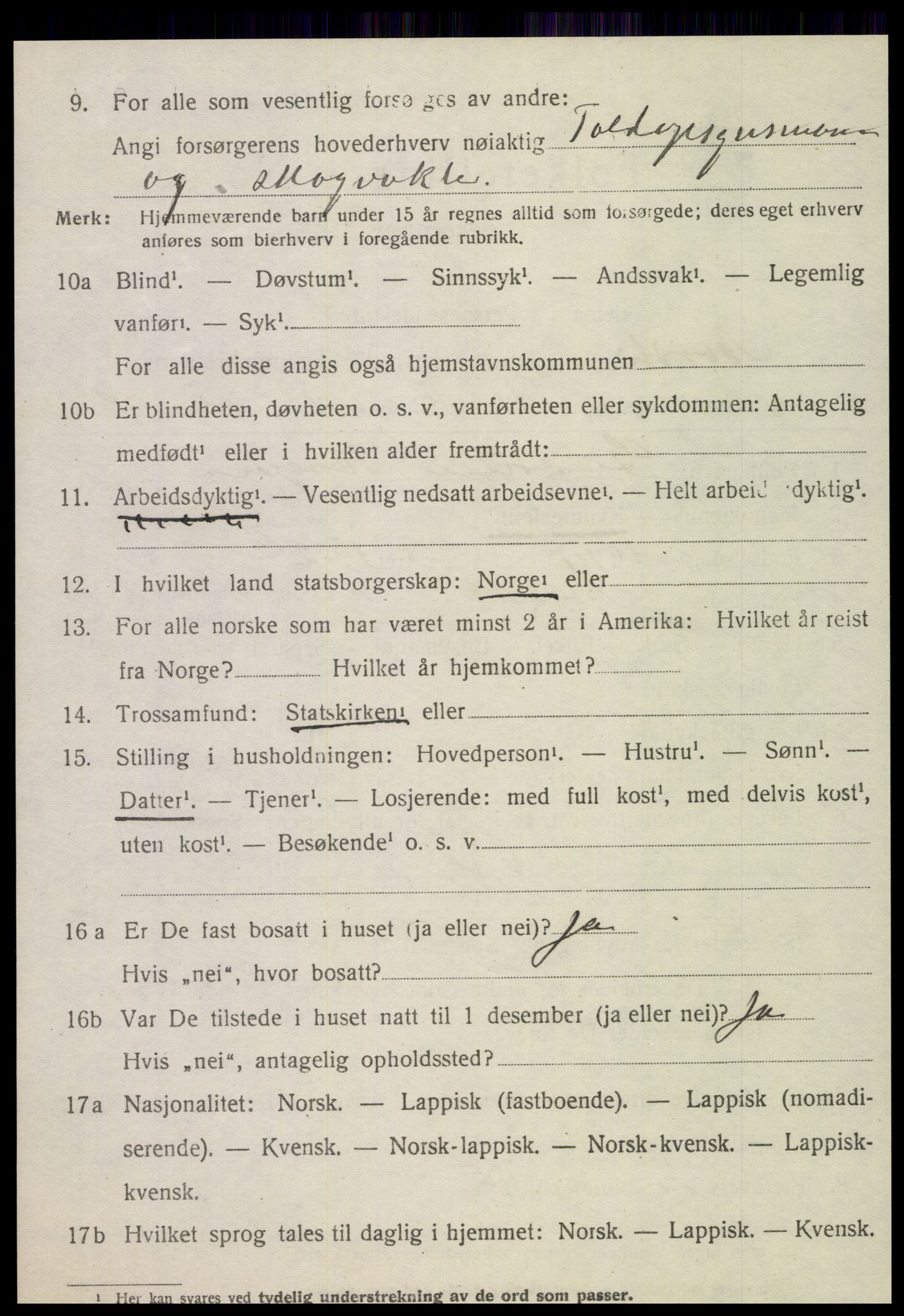 SAT, Folketelling 1920 for 1738 Nordli herred, 1920, s. 1800