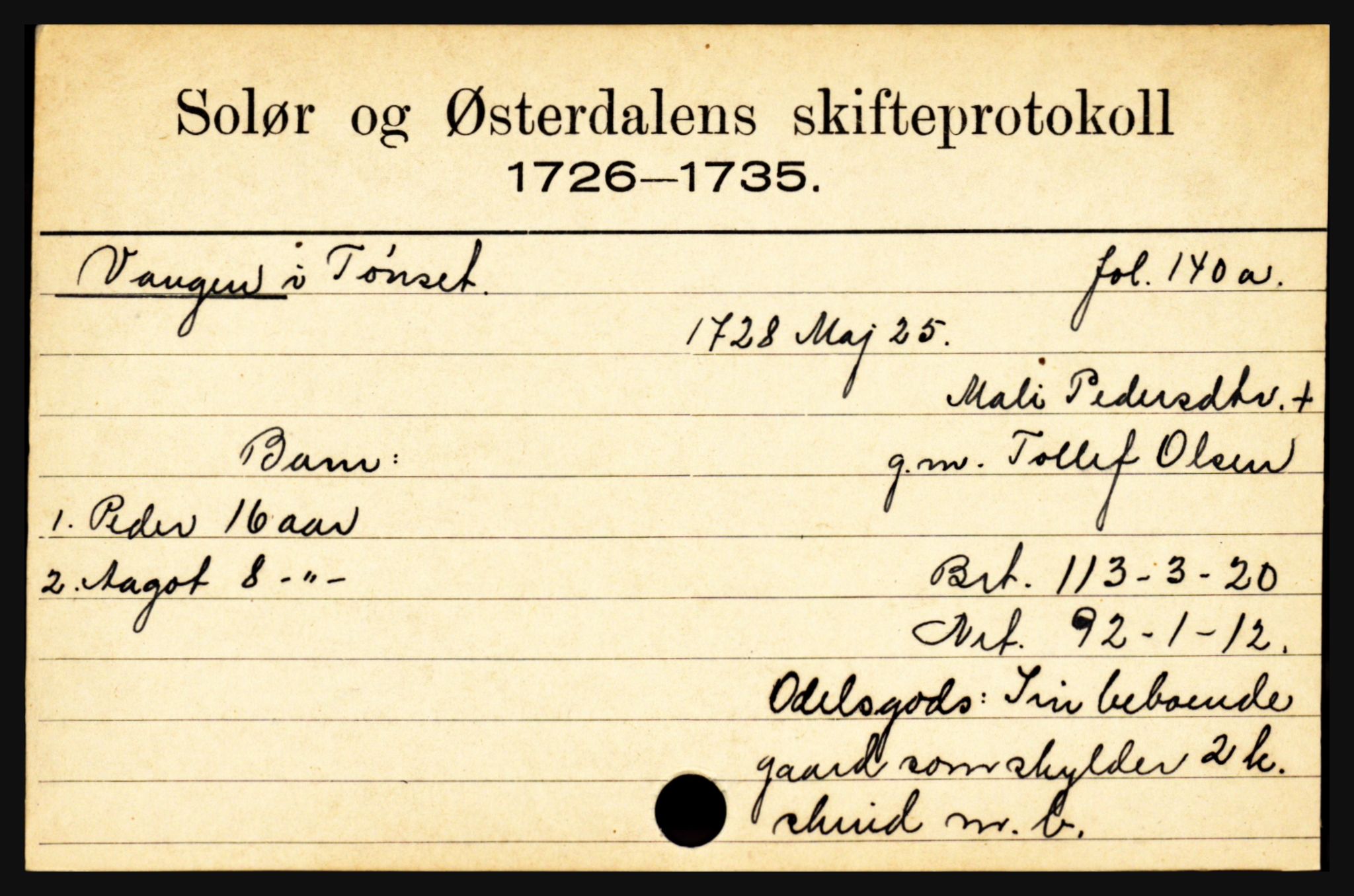 Solør og Østerdalen sorenskriveri, SAH/TING-024/J, 1716-1774, s. 6881