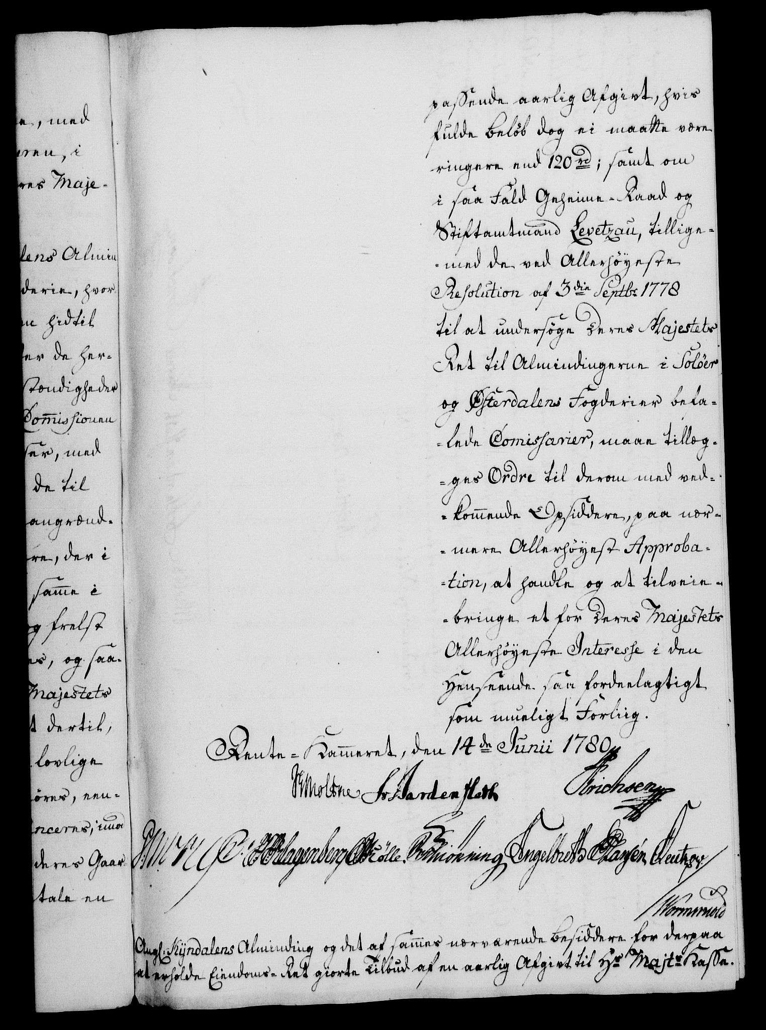 Rentekammeret, Kammerkanselliet, RA/EA-3111/G/Gf/Gfa/L0062: Norsk relasjons- og resolusjonsprotokoll (merket RK 52.62), 1780, s. 347