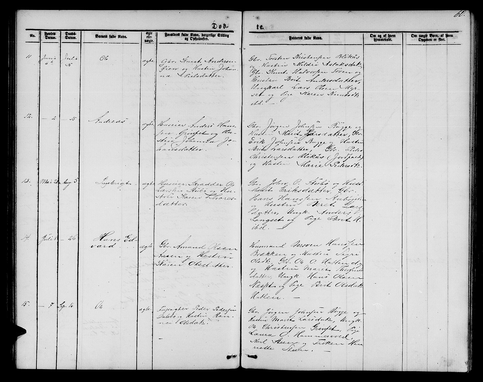 Ministerialprotokoller, klokkerbøker og fødselsregistre - Møre og Romsdal, AV/SAT-A-1454/551/L0630: Klokkerbok nr. 551C02, 1867-1885, s. 60