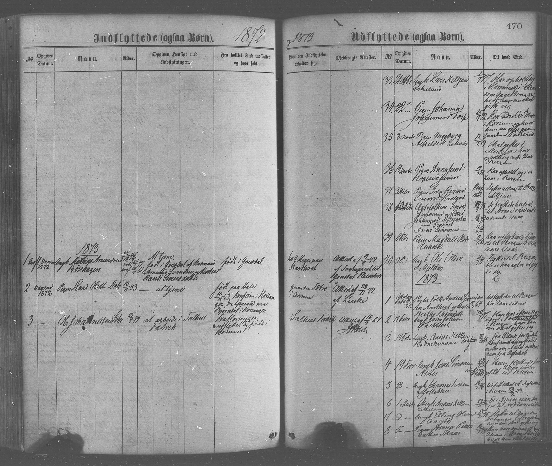 Hamre sokneprestembete, AV/SAB-A-75501/H/Ha/Haa/Haaa/L0015: Ministerialbok nr. A 15, 1870-1881, s. 470