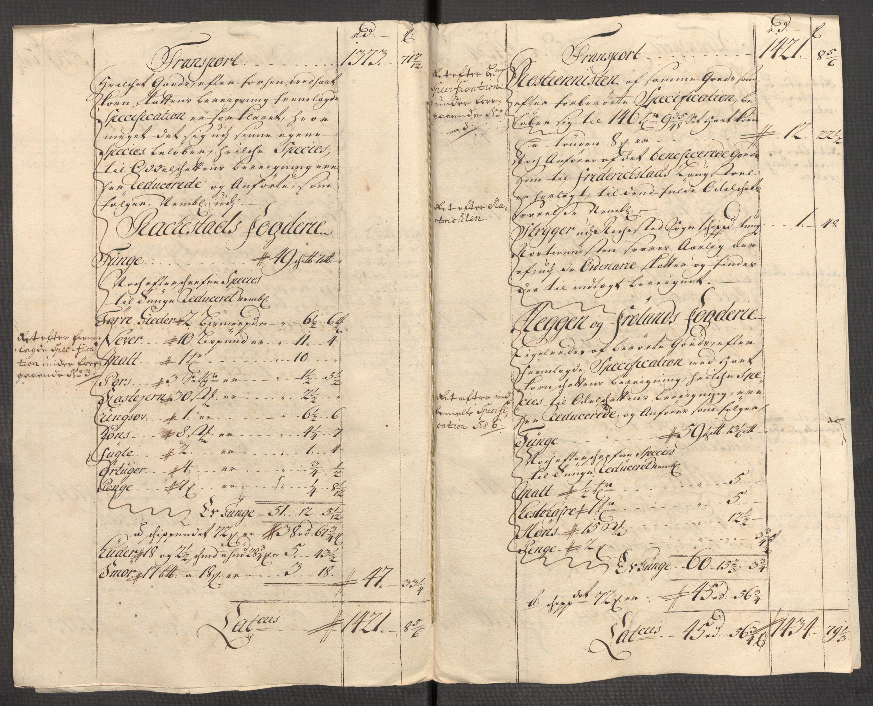 Rentekammeret inntil 1814, Reviderte regnskaper, Fogderegnskap, AV/RA-EA-4092/R07/L0306: Fogderegnskap Rakkestad, Heggen og Frøland, 1713, s. 246