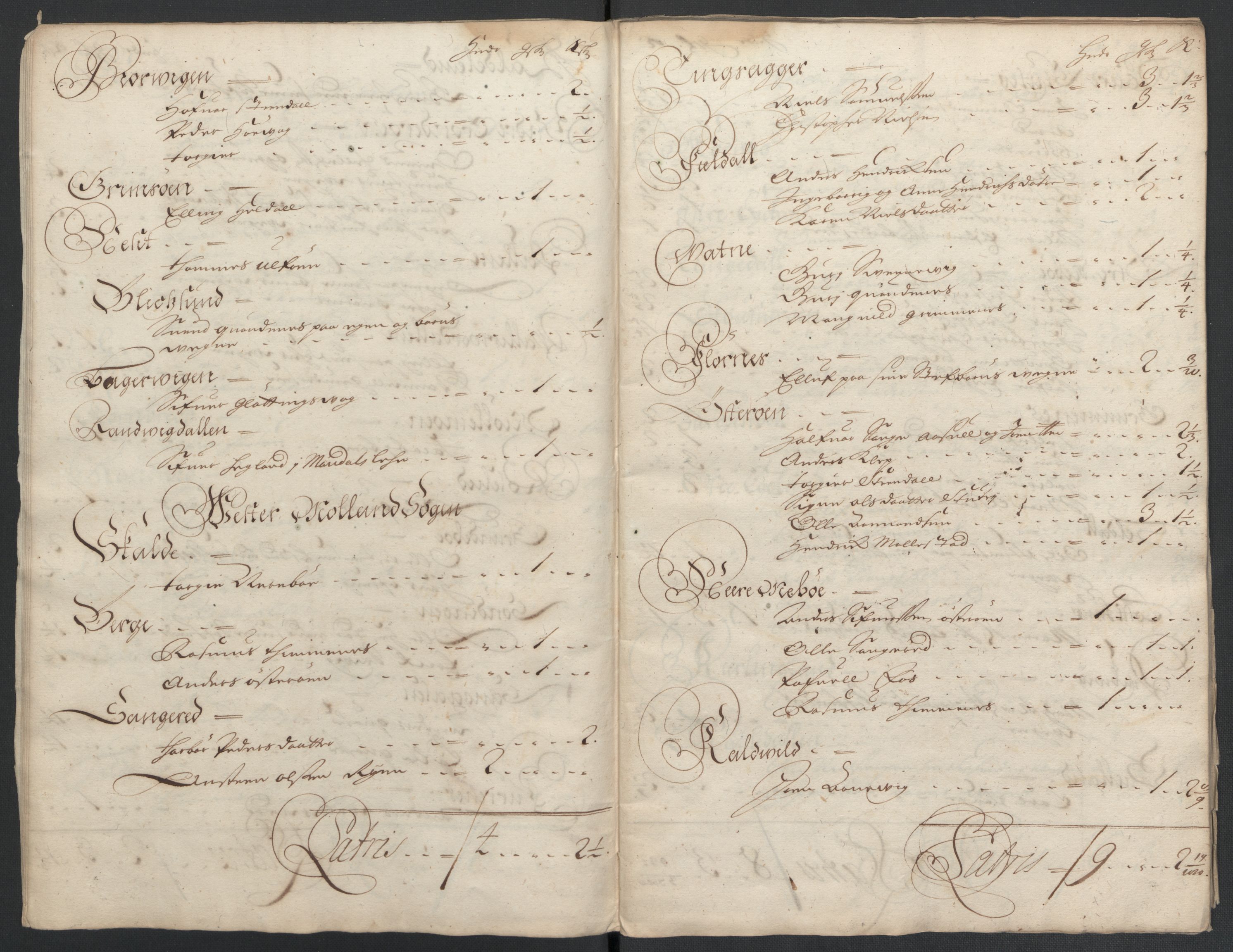 Rentekammeret inntil 1814, Reviderte regnskaper, Fogderegnskap, AV/RA-EA-4092/R39/L2313: Fogderegnskap Nedenes, 1696-1697, s. 80