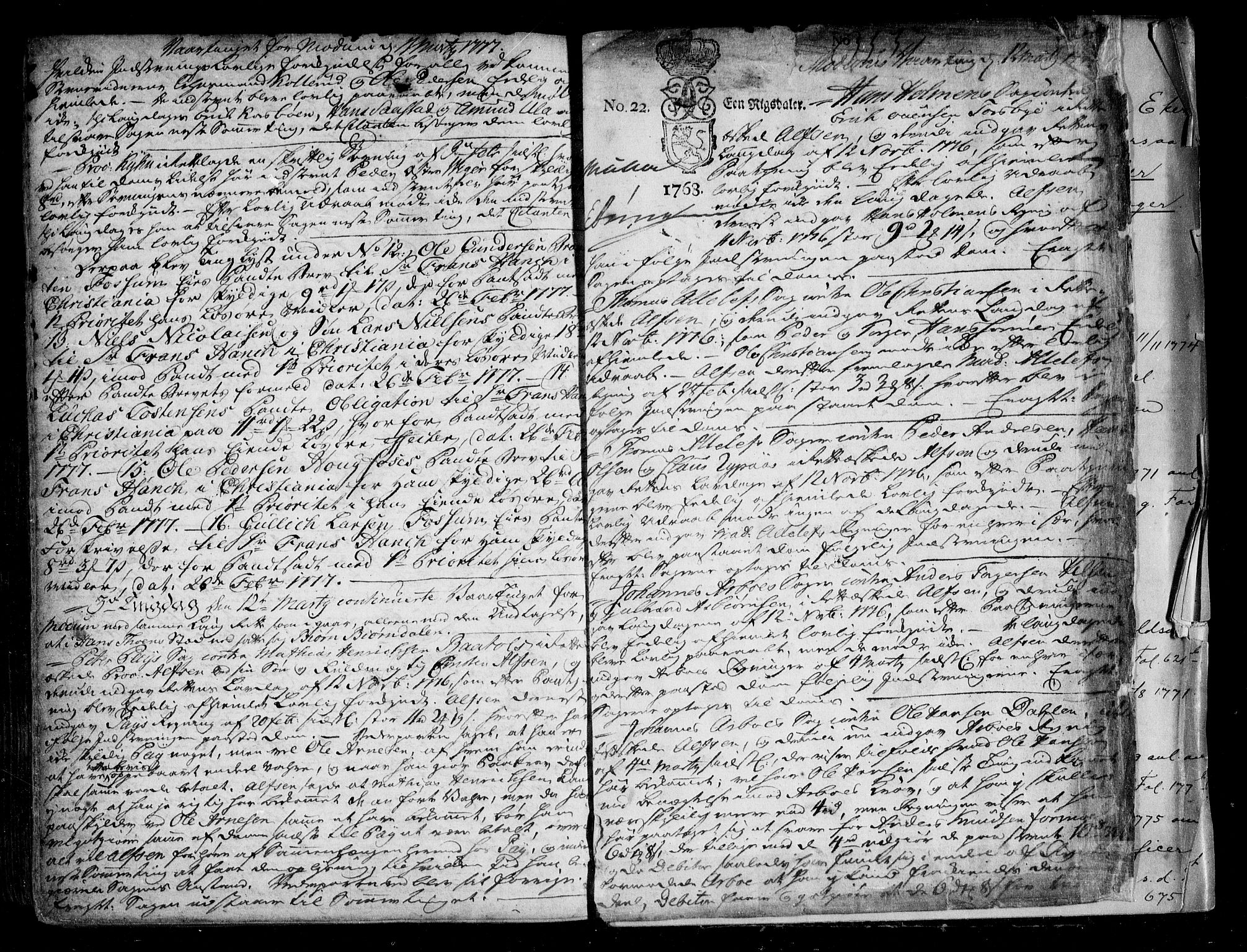 Eiker, Modum og Sigdal sorenskriveri, SAKO/A-123/F/Fa/Fac/L0008: Tingbok, 1768-1777, s. 816