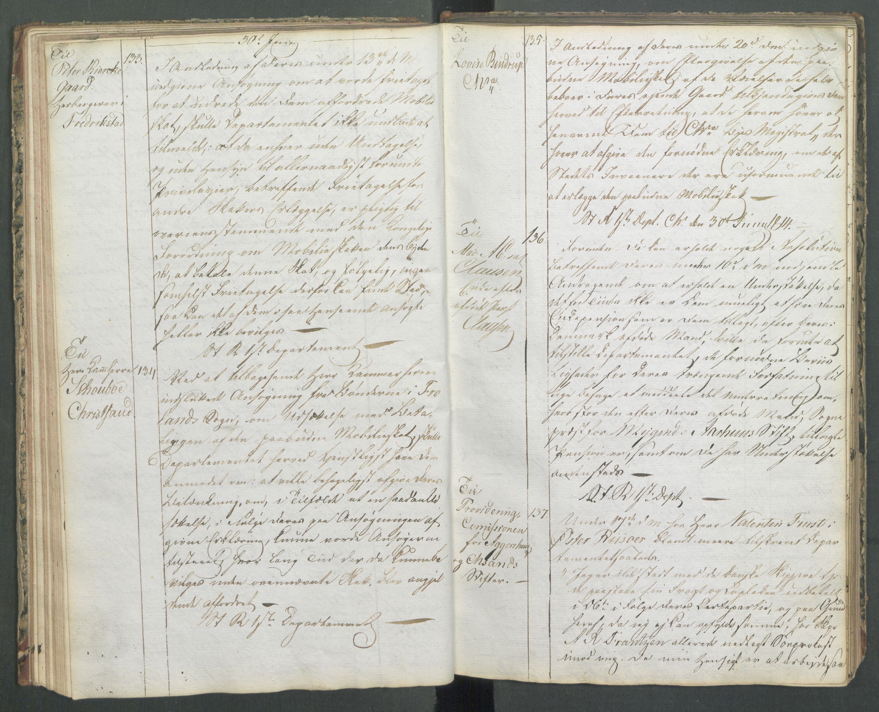 Departementene i 1814, AV/RA-S-3899/Fa/L0004: 1. byrå - Kopibok B 1-370, 1814, s. 36