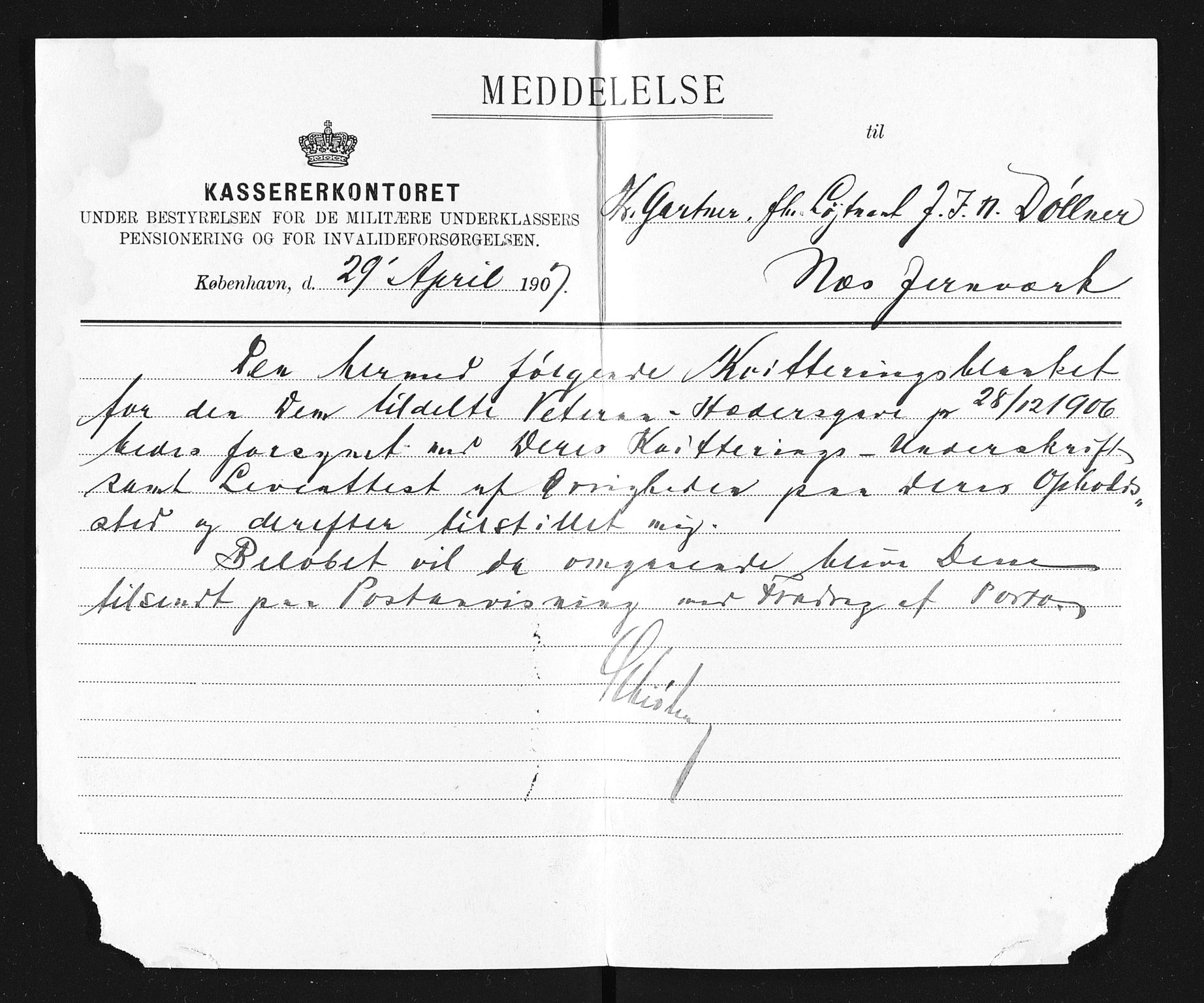 Familien Aalls privatarkiv , NESJ/NJM-005/E-00003/L0002/0001: Korrespondanse, brev til Jens Iver Dølner / Dølner brev- og bildepakke 001, 1850-1910