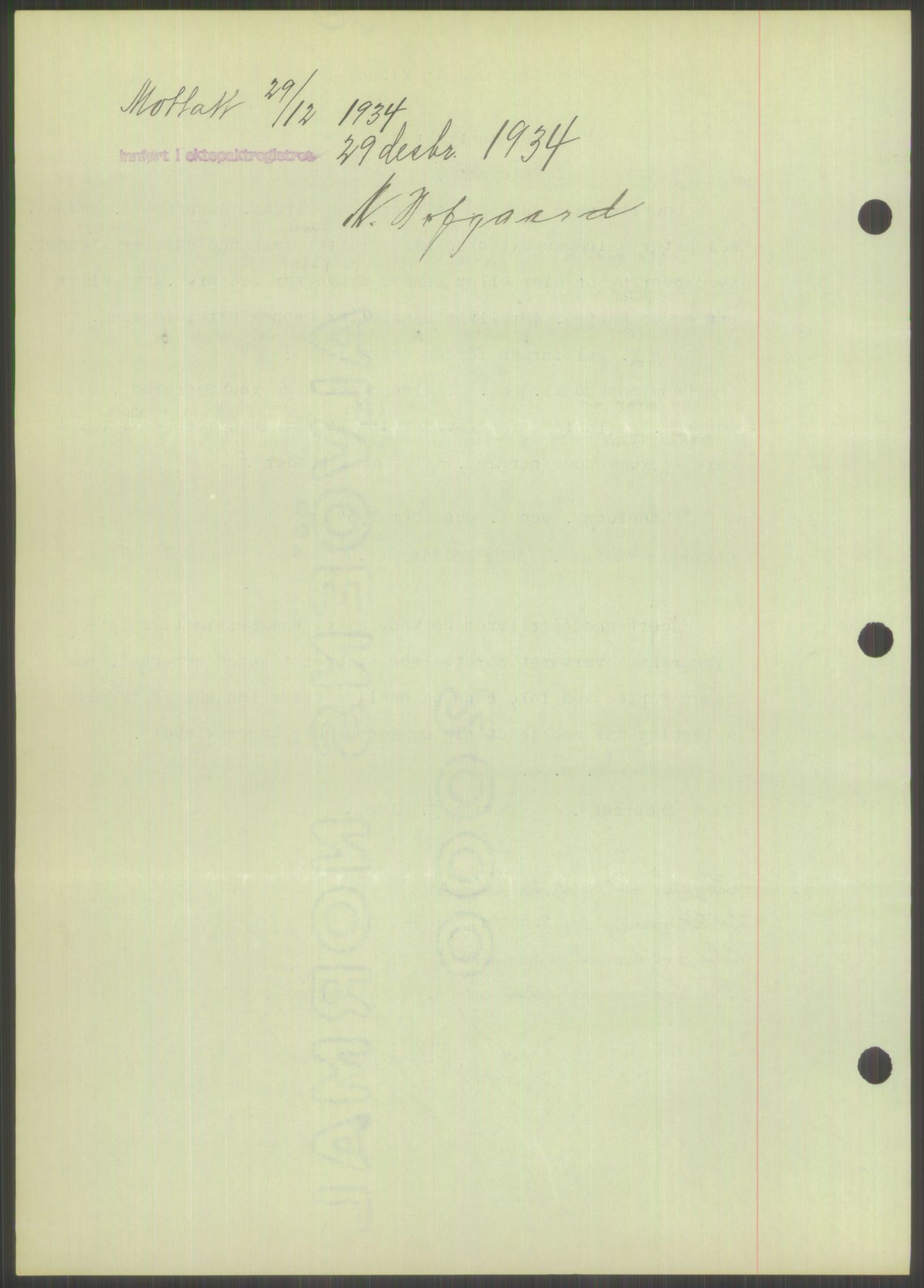 Oslo byskriverembete, AV/SAO-A-10227/2/G/Gb/L0039: Tinglyste ektepakter, Buskerud, bind 2-3, 1934-1943