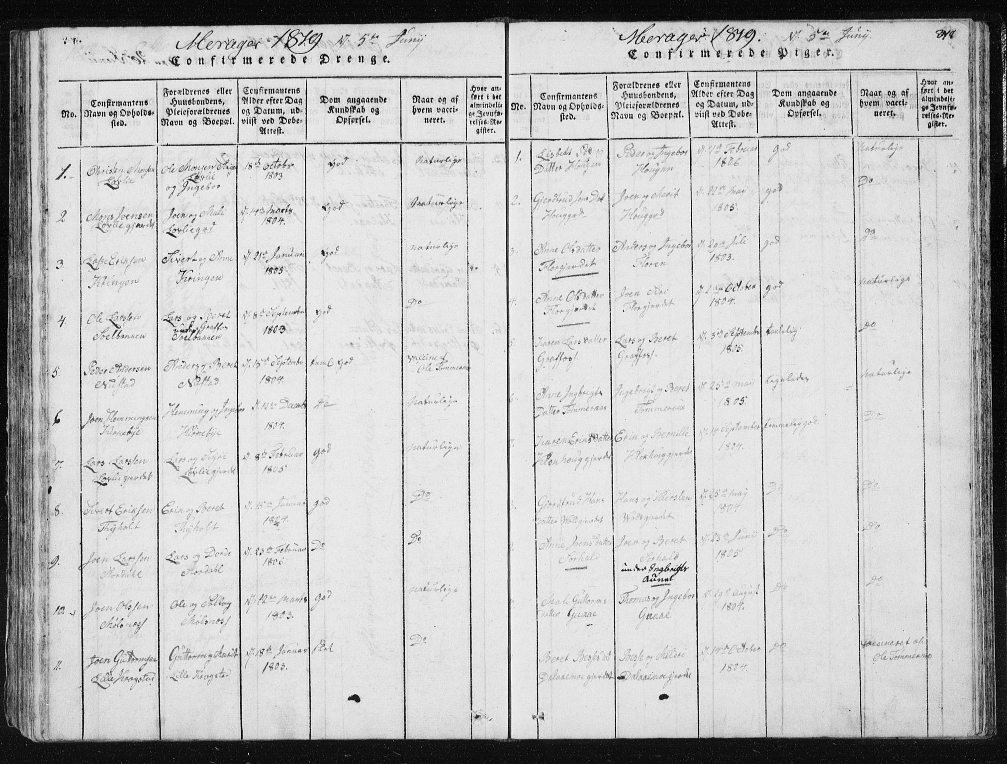 Ministerialprotokoller, klokkerbøker og fødselsregistre - Nord-Trøndelag, SAT/A-1458/709/L0061: Ministerialbok nr. 709A08 /4, 1815-1819, s. 278