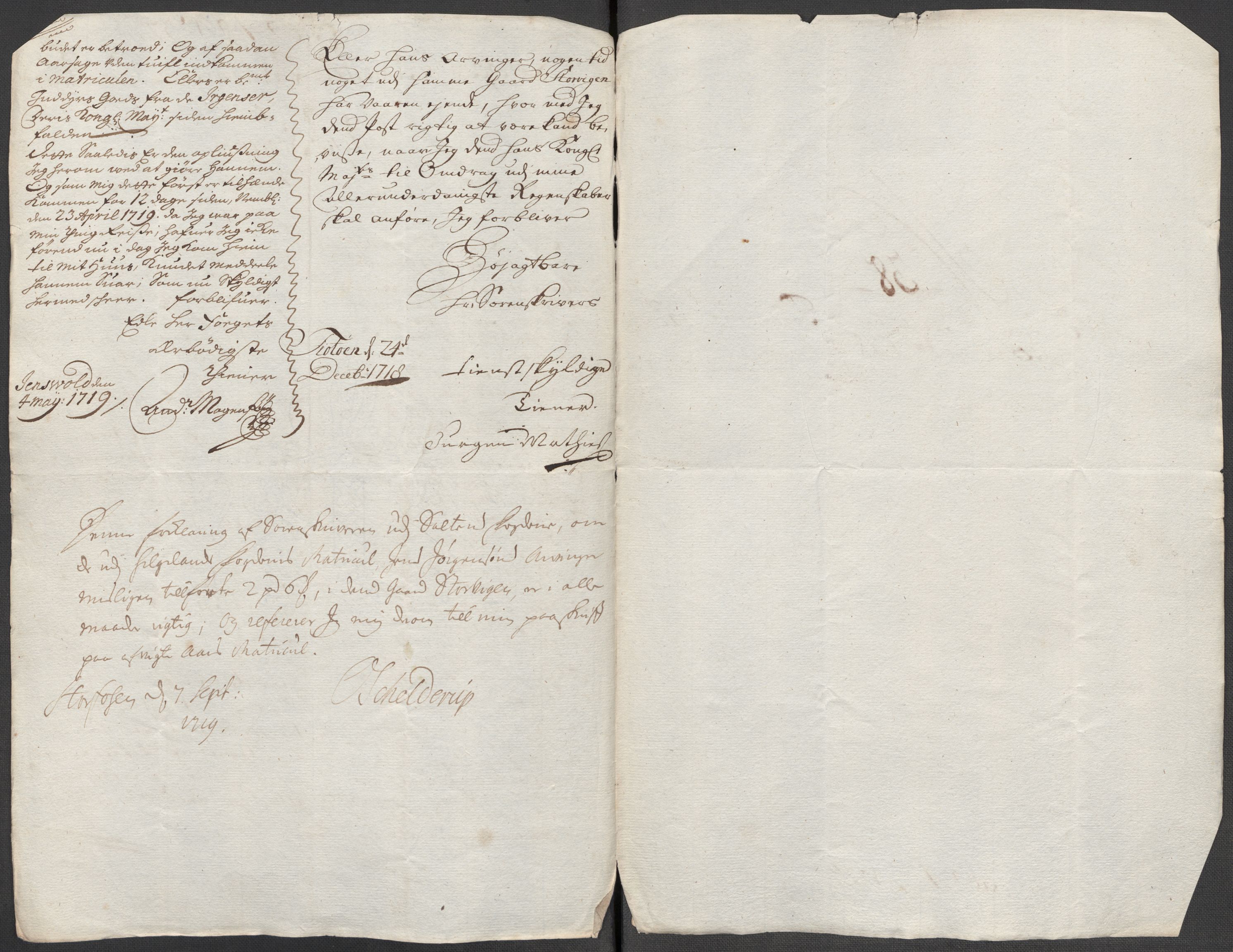 Rentekammeret inntil 1814, Reviderte regnskaper, Fogderegnskap, AV/RA-EA-4092/R65/L4516: Fogderegnskap Helgeland, 1718, s. 269