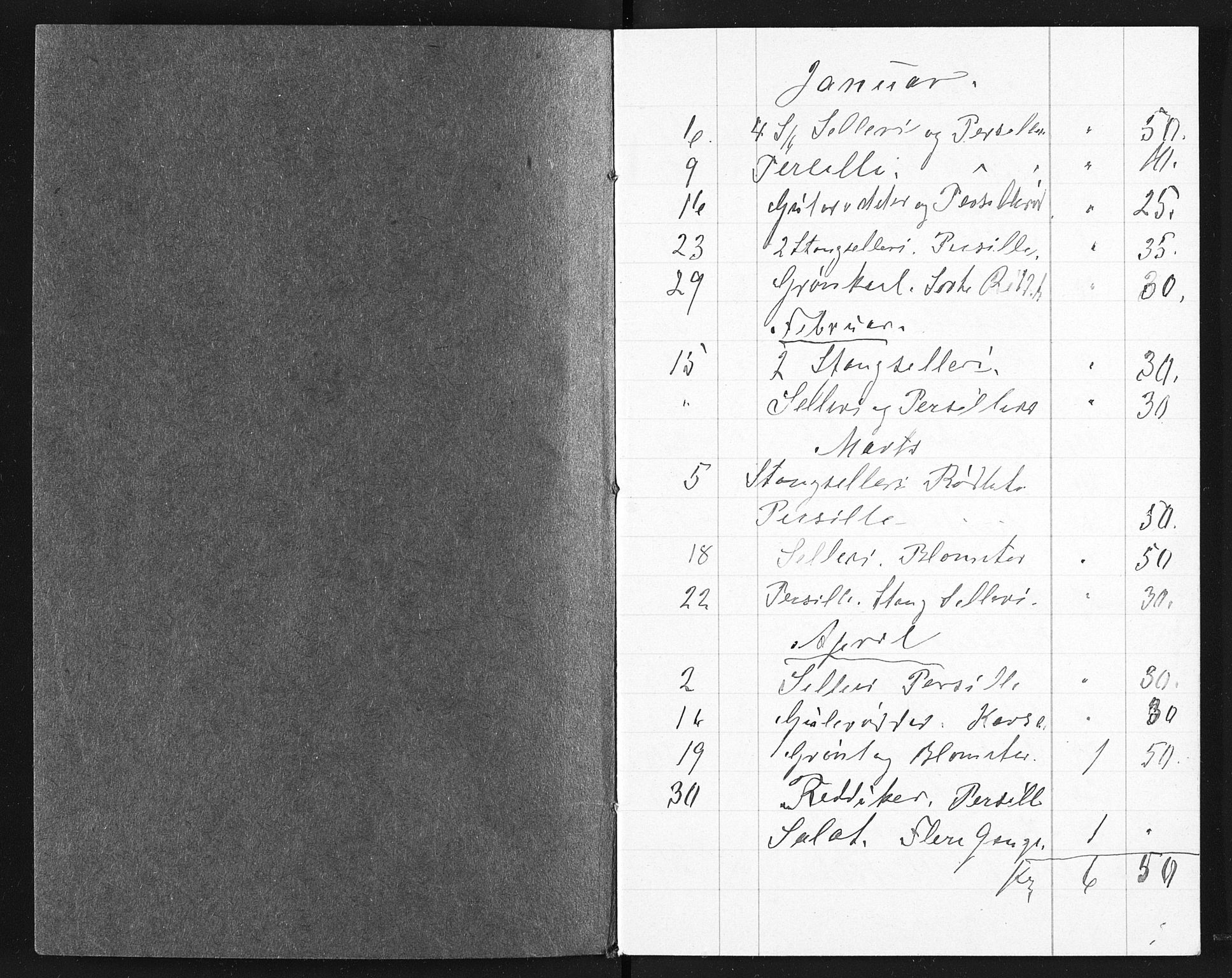 Familien Aalls privatarkiv , NESJ/NJM-005/E-00003/L0001/0002/0012: Dag- og notatbøker / Dølner dagbok-bokpakke 002, 1904-1905