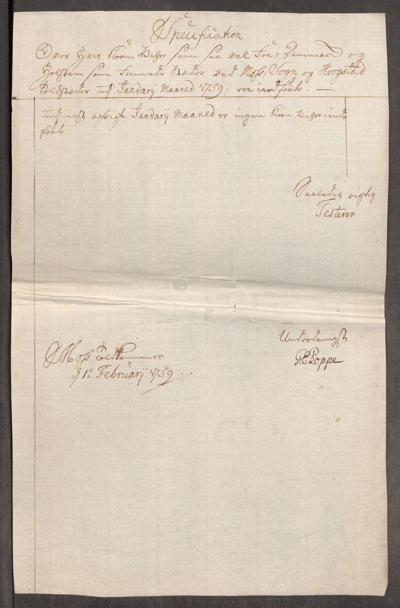 Rentekammeret inntil 1814, Realistisk ordnet avdeling, AV/RA-EA-4070/Oe/L0006: [Ø1]: Priskuranter, 1758-1760, s. 390