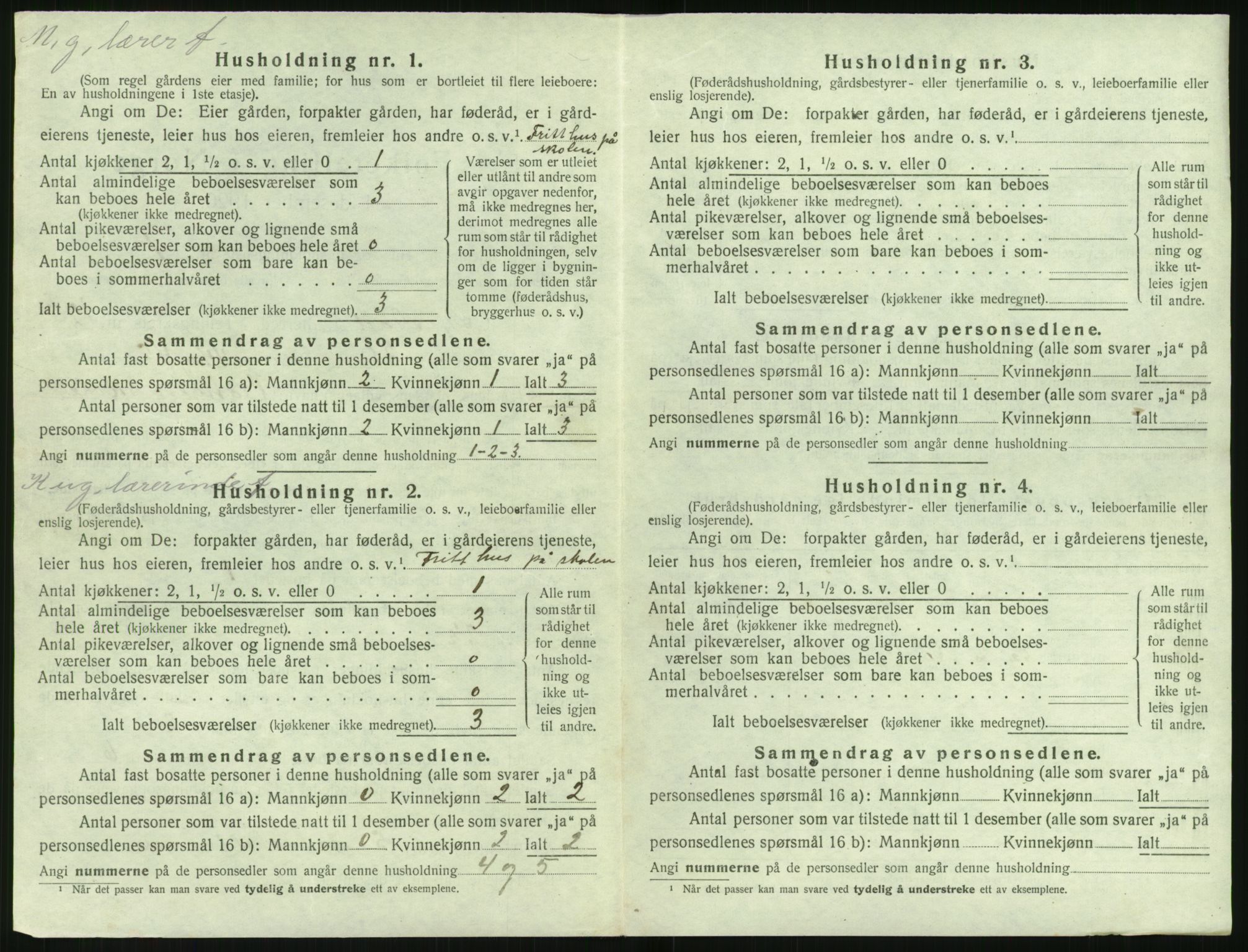 SAK, Folketelling 1920 for 0920 Øyestad herred, 1920, s. 1217