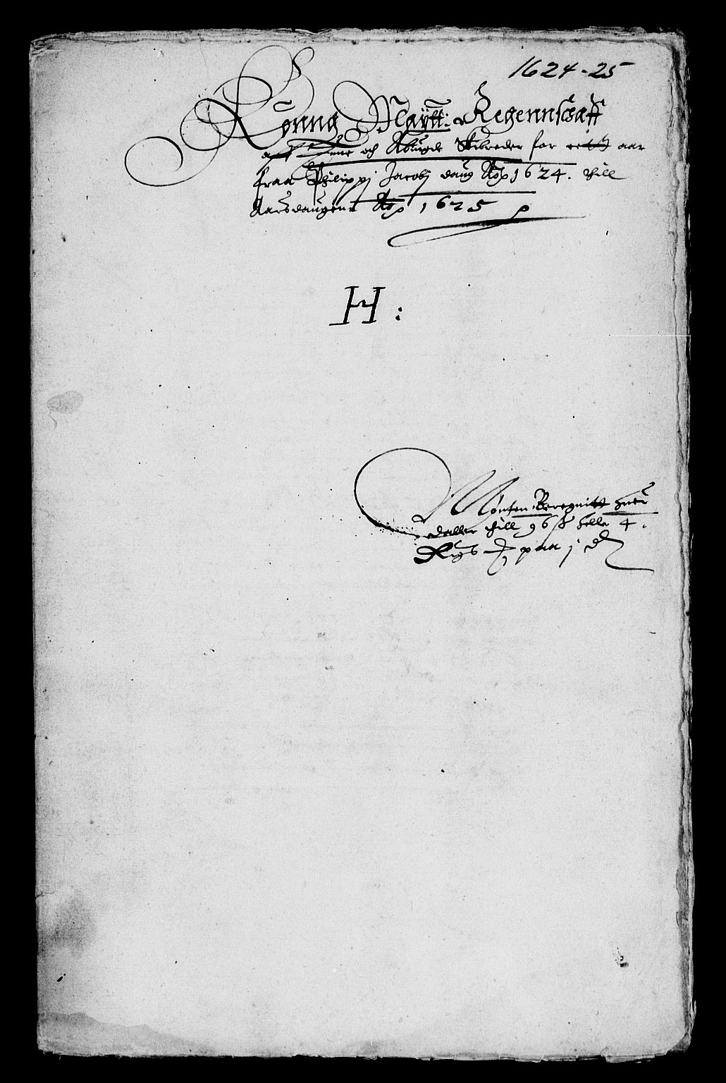 Rentekammeret inntil 1814, Reviderte regnskaper, Lensregnskaper, RA/EA-5023/R/Rb/Rba/L0069: Akershus len, 1624-1625