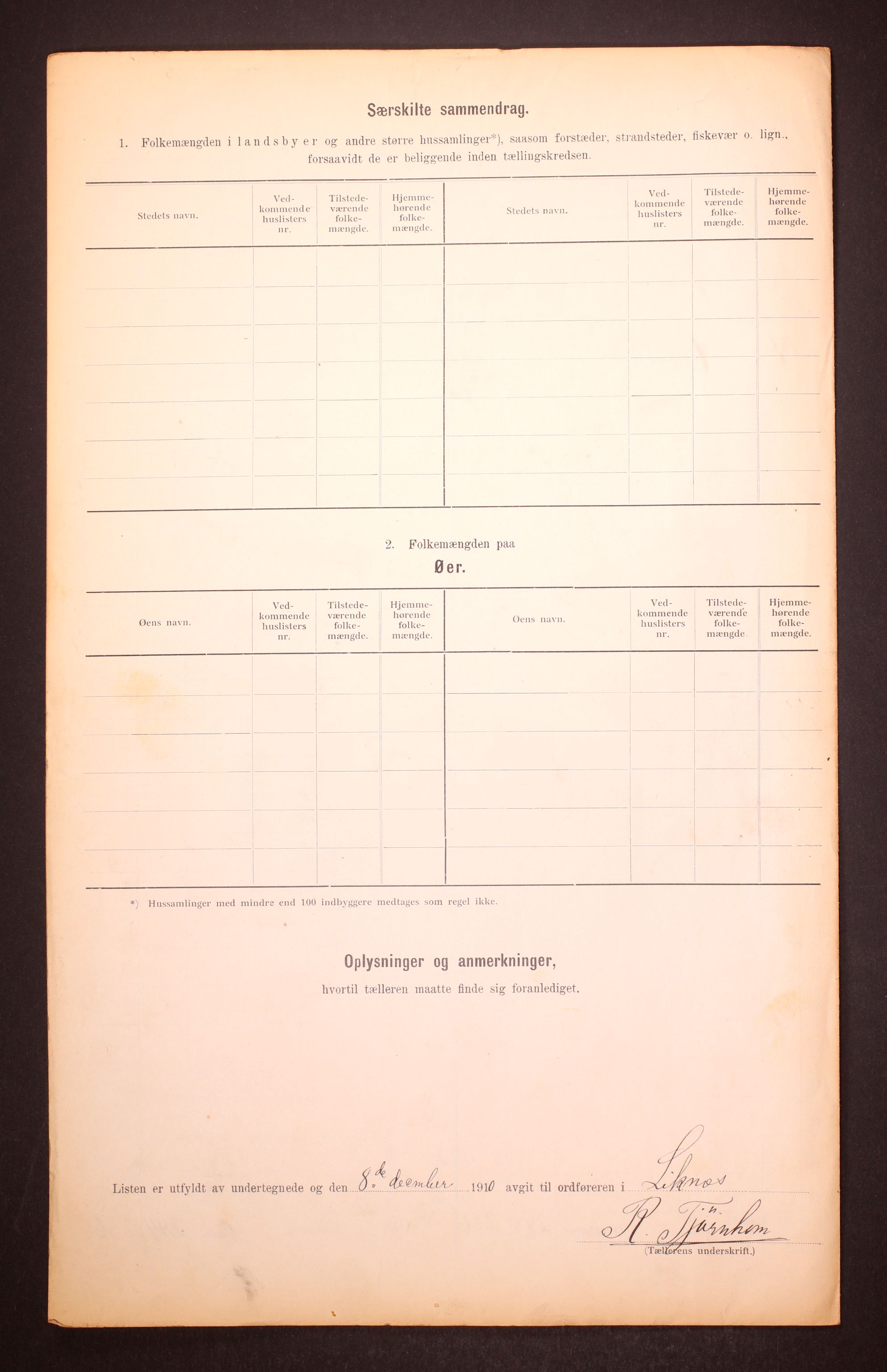 RA, Folketelling 1910 for 1037 Liknes herred, 1910, s. 30