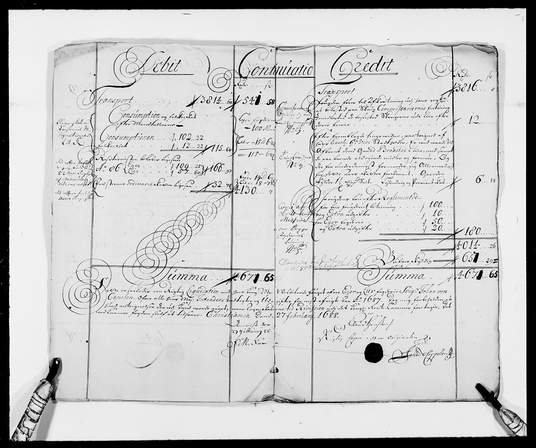 Rentekammeret inntil 1814, Reviderte regnskaper, Fogderegnskap, AV/RA-EA-4092/R28/L1688: Fogderegnskap Eiker og Lier, 1687-1689, s. 5